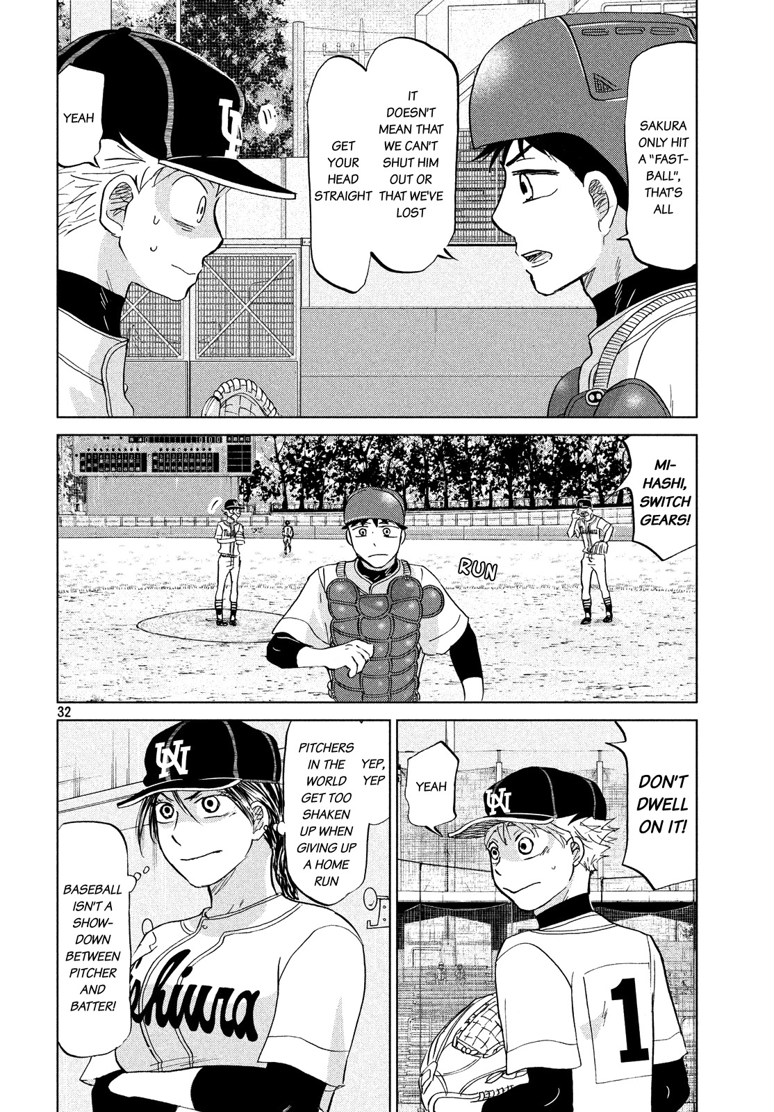 Ookiku Furikabutte Chapter 132 page 33 - Chapter 132: The 4 Cities Tournament 3