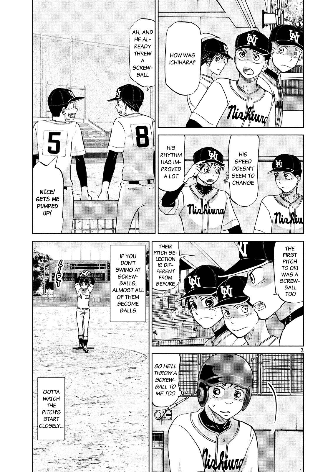 Ookiku Furikabutte Chapter 132 page 4 - Chapter 132: The 4 Cities Tournament 3