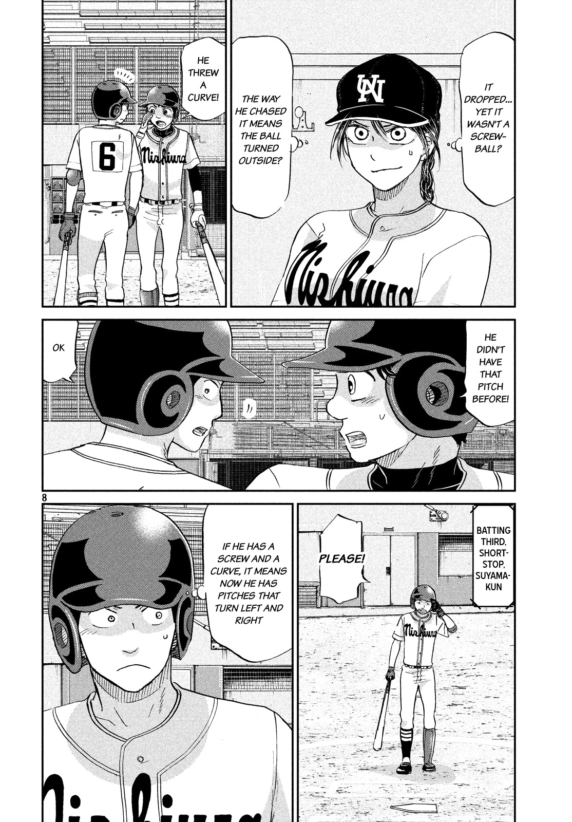 Ookiku Furikabutte Chapter 132 page 9 - Chapter 132: The 4 Cities Tournament 3