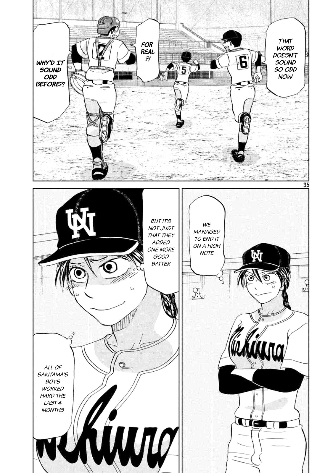 Ookiku Furikabutte Chapter 133 page 38 - Chapter 133: The 4 Cities Tournament 4