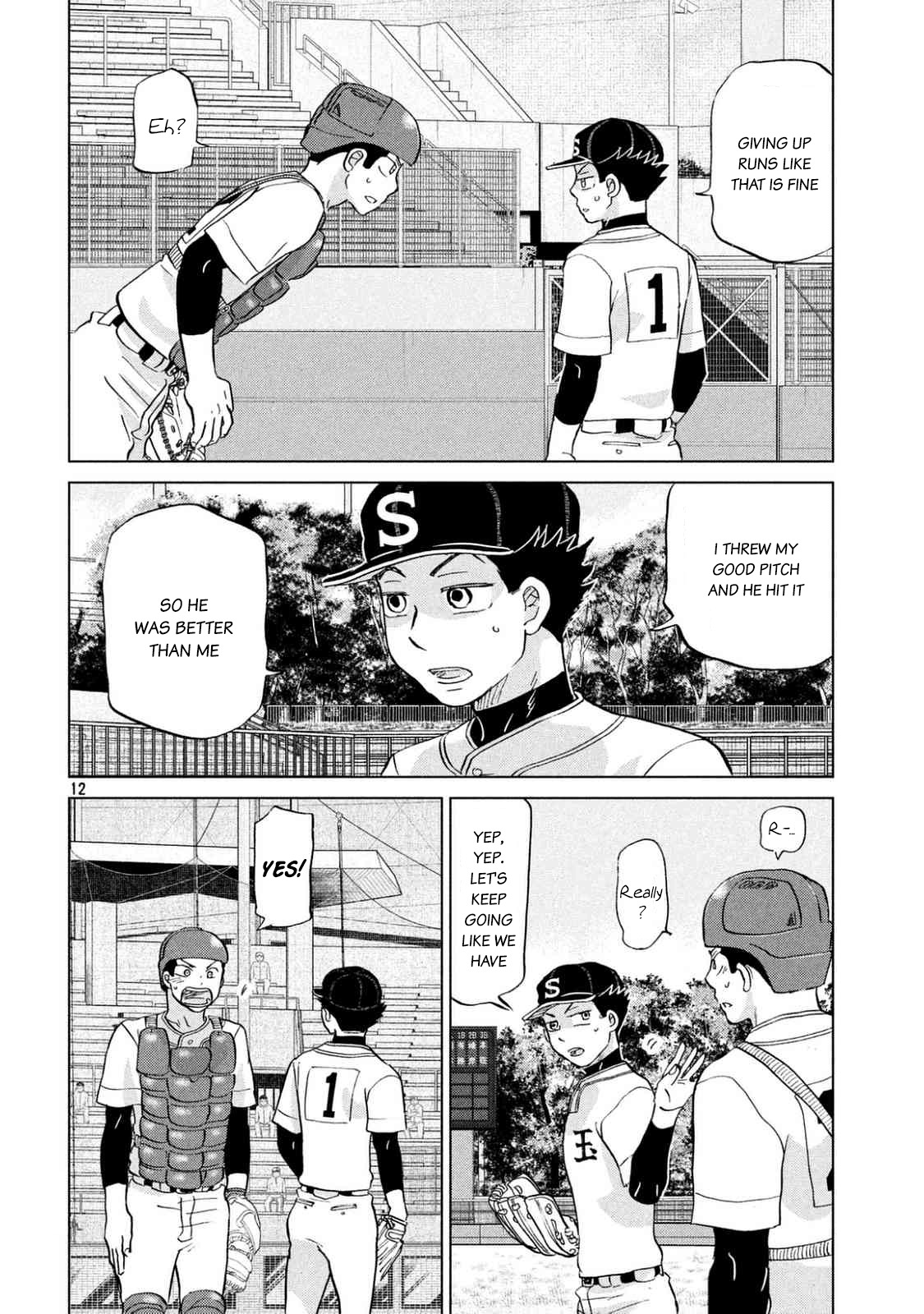 Ookiku Furikabutte Chapter 135 page 15 - Chapter 135: The 4 Cities Tournament 6