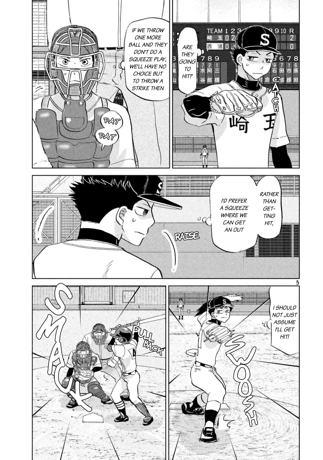 Ookiku Furikabutte Chapter 135 page 8 - Chapter 135: The 4 Cities Tournament 6