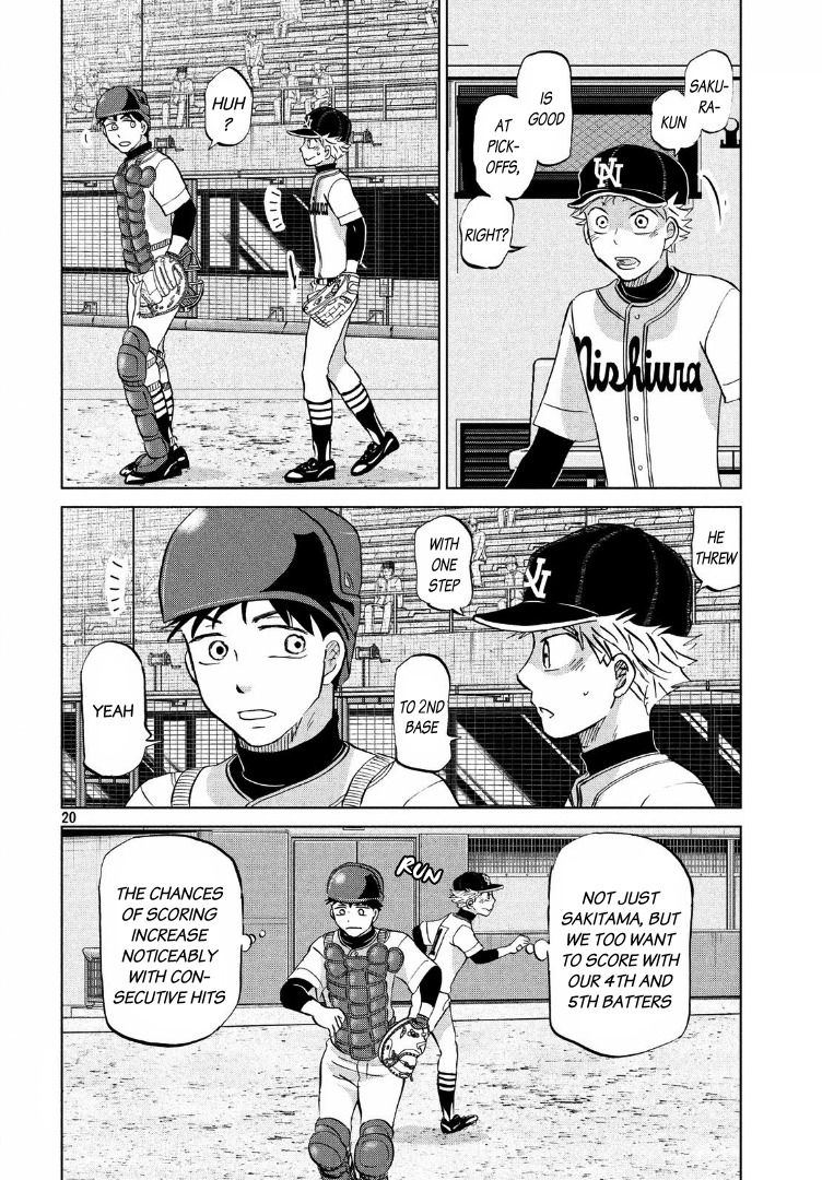 Ookiku Furikabutte Chapter 138 page 21 - Chapter 138: The 4 Cities Tournament 9