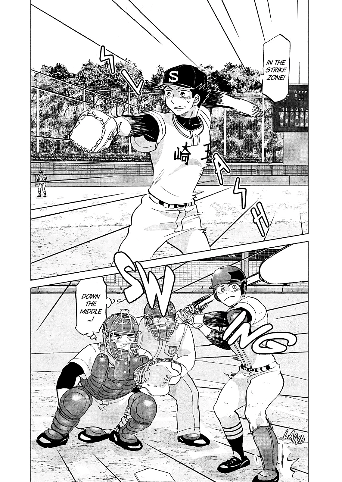 Ookiku Furikabutte Chapter 145 page 10 - Chapter 145: The 4 Cities Tournament 16