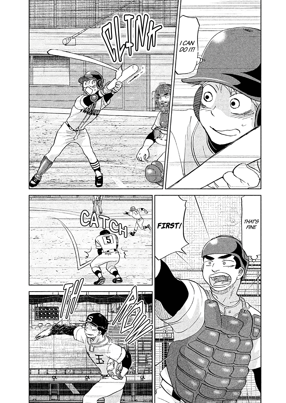Ookiku Furikabutte Chapter 145 page 35 - Chapter 145: The 4 Cities Tournament 16