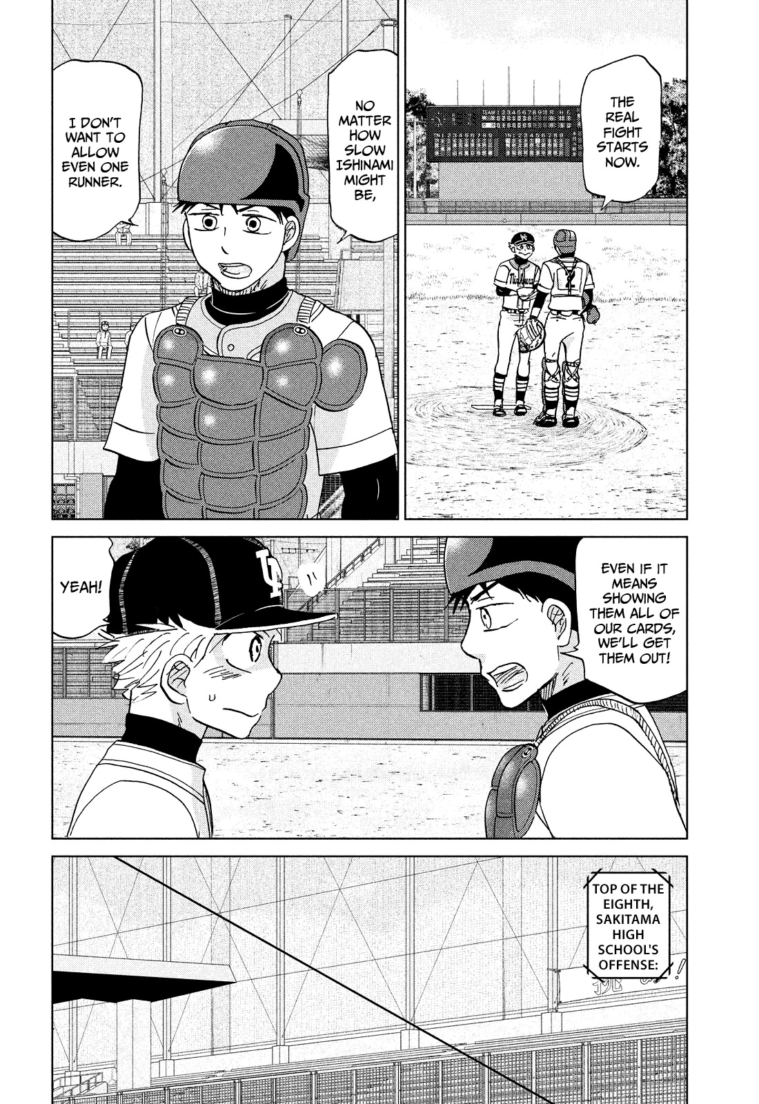 Ookiku Furikabutte Chapter 146 page 14 - Chapter 146: The 4 Cities Tournament (17)