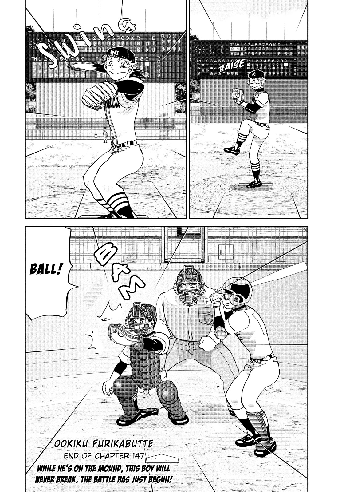 Ookiku Furikabutte Chapter 147 page 36 - Chapter 147: The 4 Cities Tournament (18)