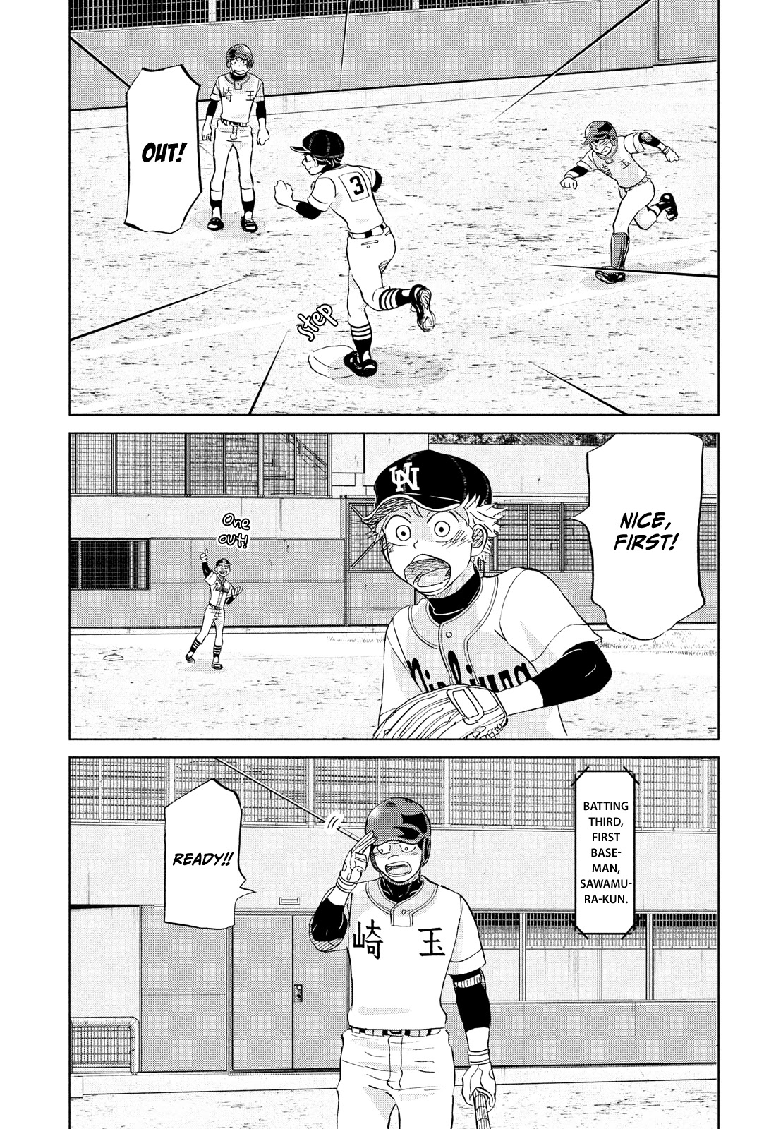 Ookiku Furikabutte Chapter 148 page 35 - Chapter 148: The 4 Cities Tournament (19)