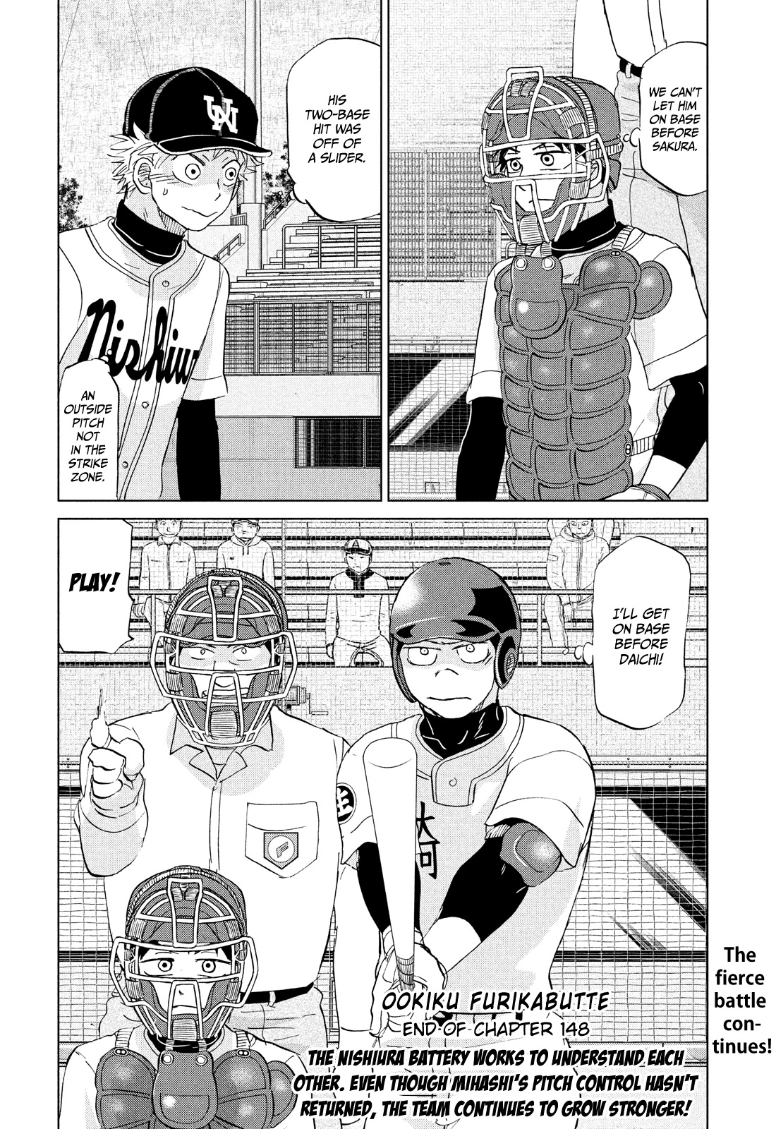 Ookiku Furikabutte Chapter 148 page 36 - Chapter 148: The 4 Cities Tournament (19)