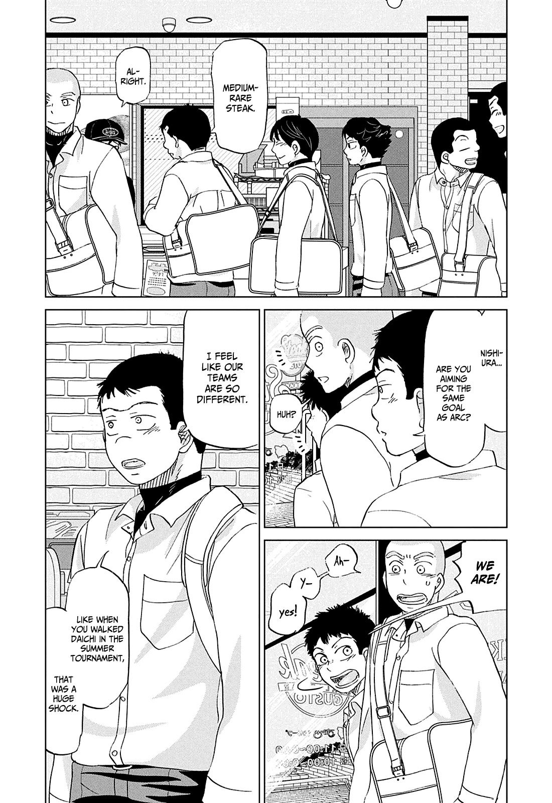 Ookiku Furikabutte Chapter 154 page 37 - Chapter 154: Lunch