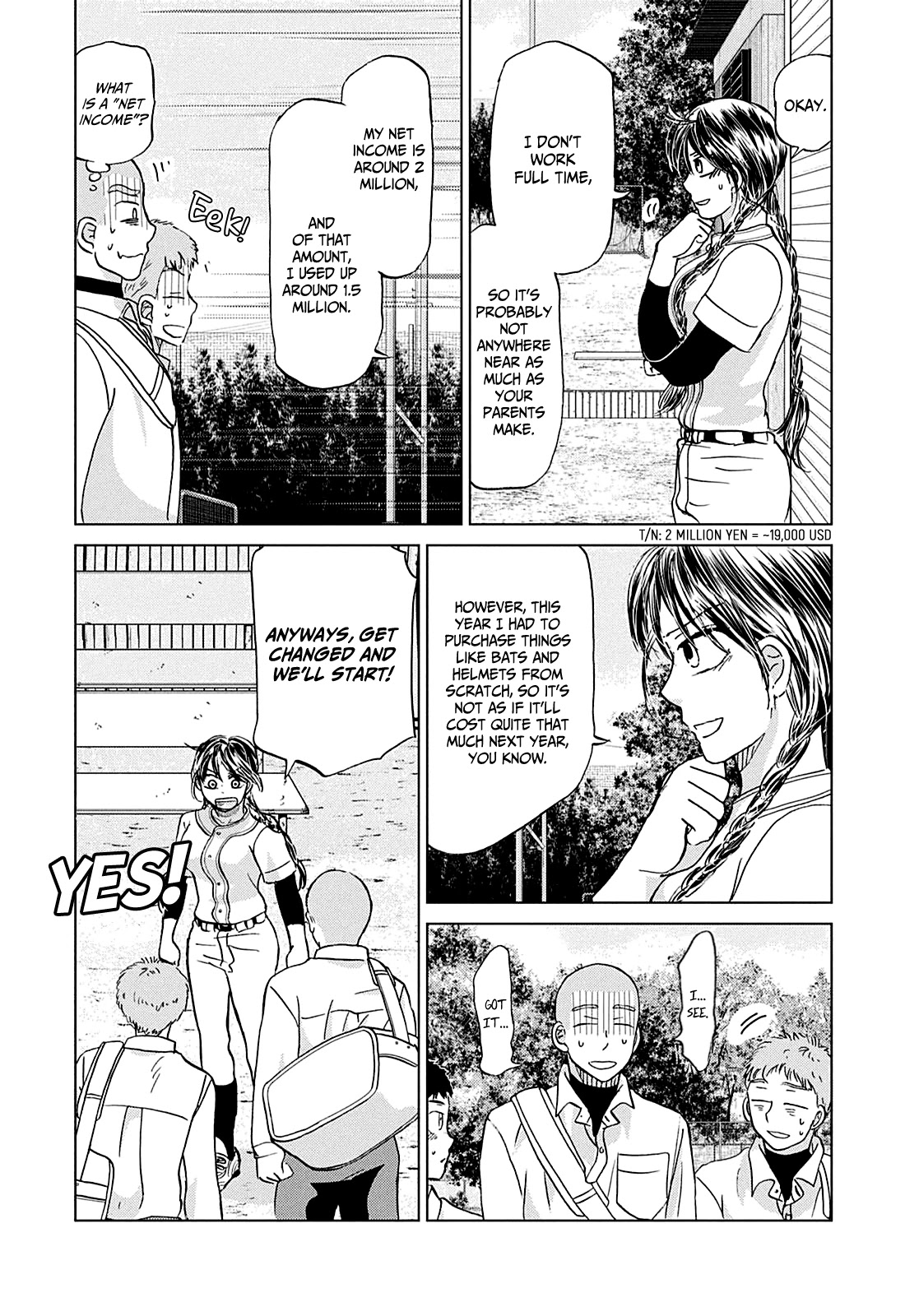 Ookiku Furikabutte Chapter 155 page 10 - Chapter 155: Lunch (2)