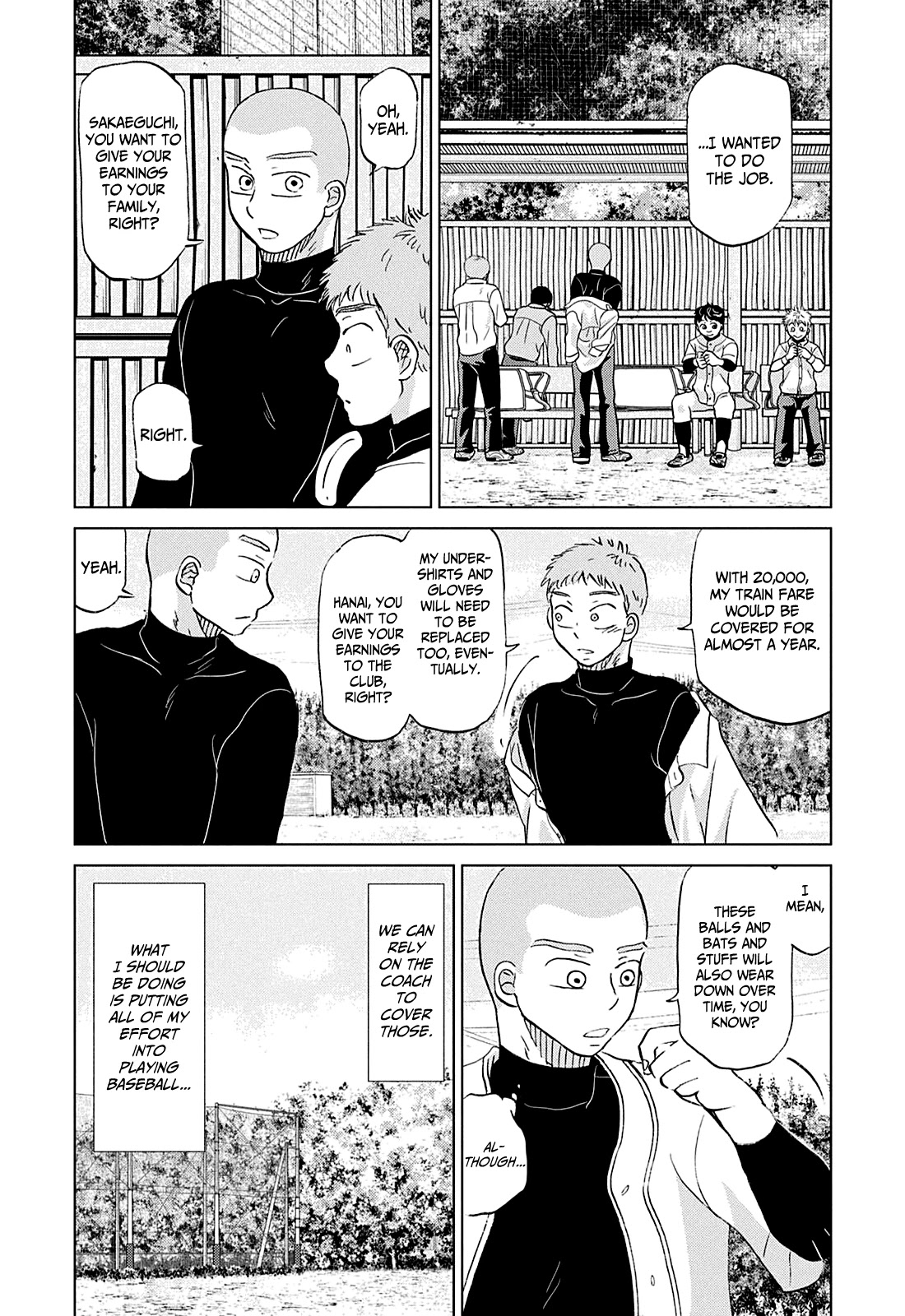 Ookiku Furikabutte Chapter 155 page 11 - Chapter 155: Lunch (2)