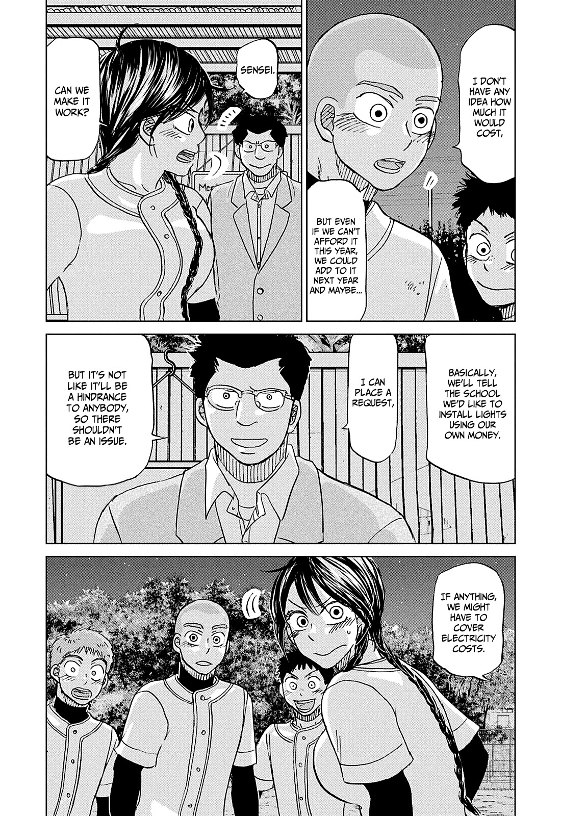 Ookiku Furikabutte Chapter 155 page 33 - Chapter 155: Lunch (2)