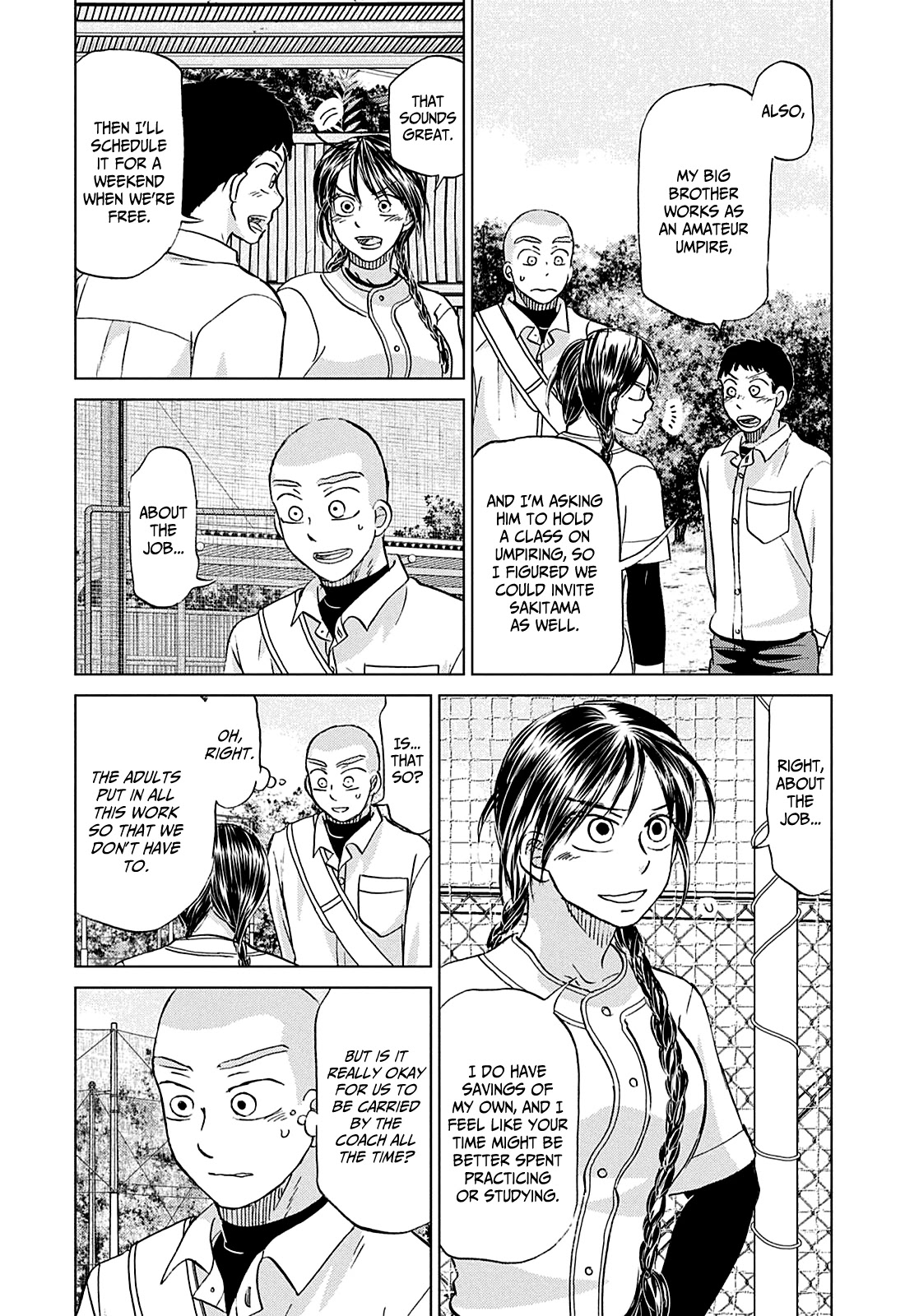 Ookiku Furikabutte Chapter 155 page 6 - Chapter 155: Lunch (2)