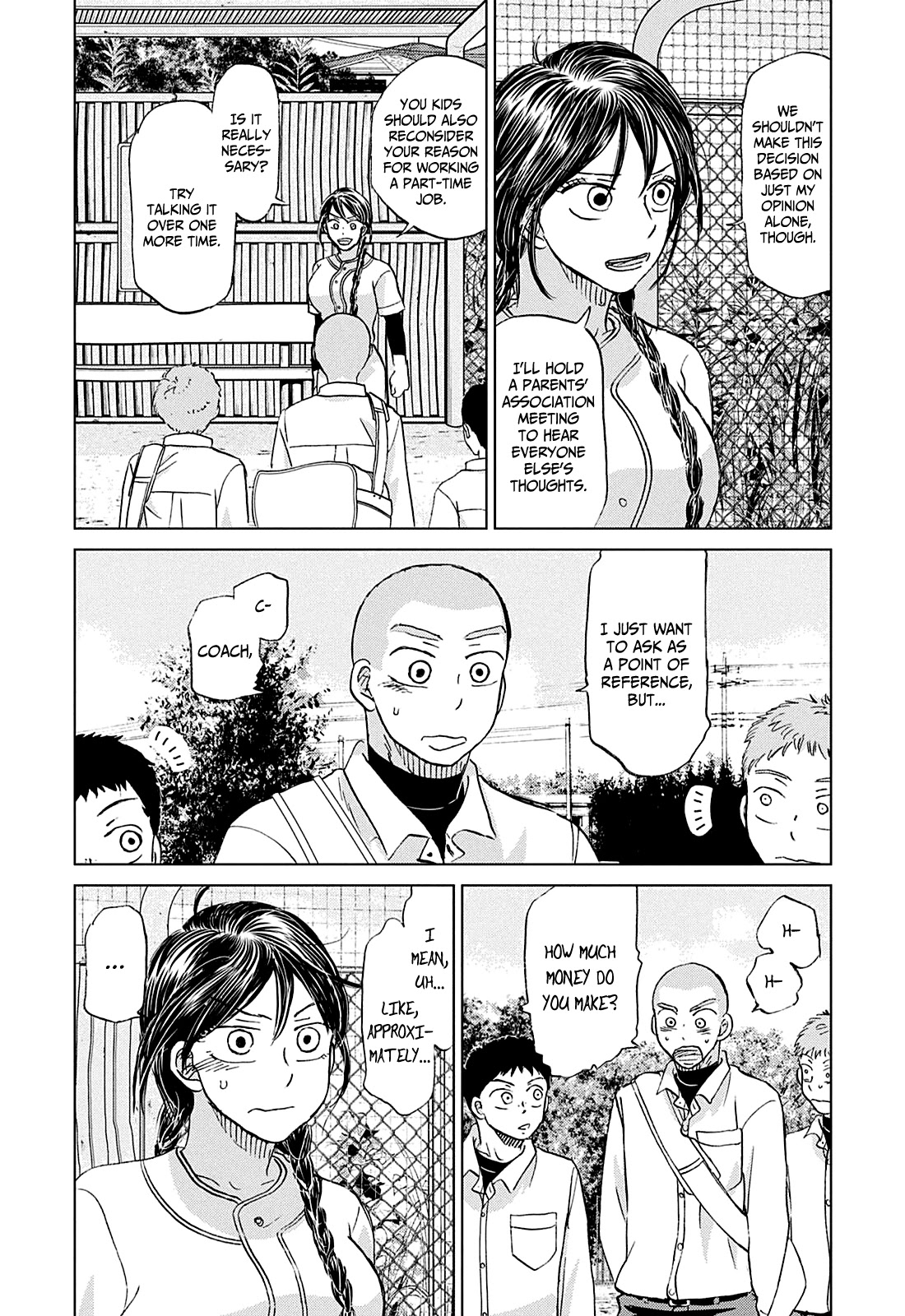 Ookiku Furikabutte Chapter 155 page 9 - Chapter 155: Lunch (2)