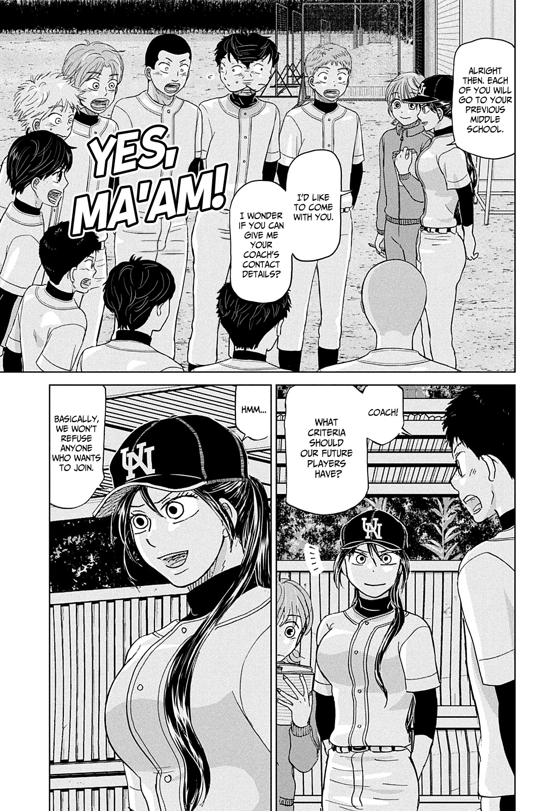 Ookiku Furikabutte Chapter 157 page 15 - Chapter 157: Winter Beginnings (1)