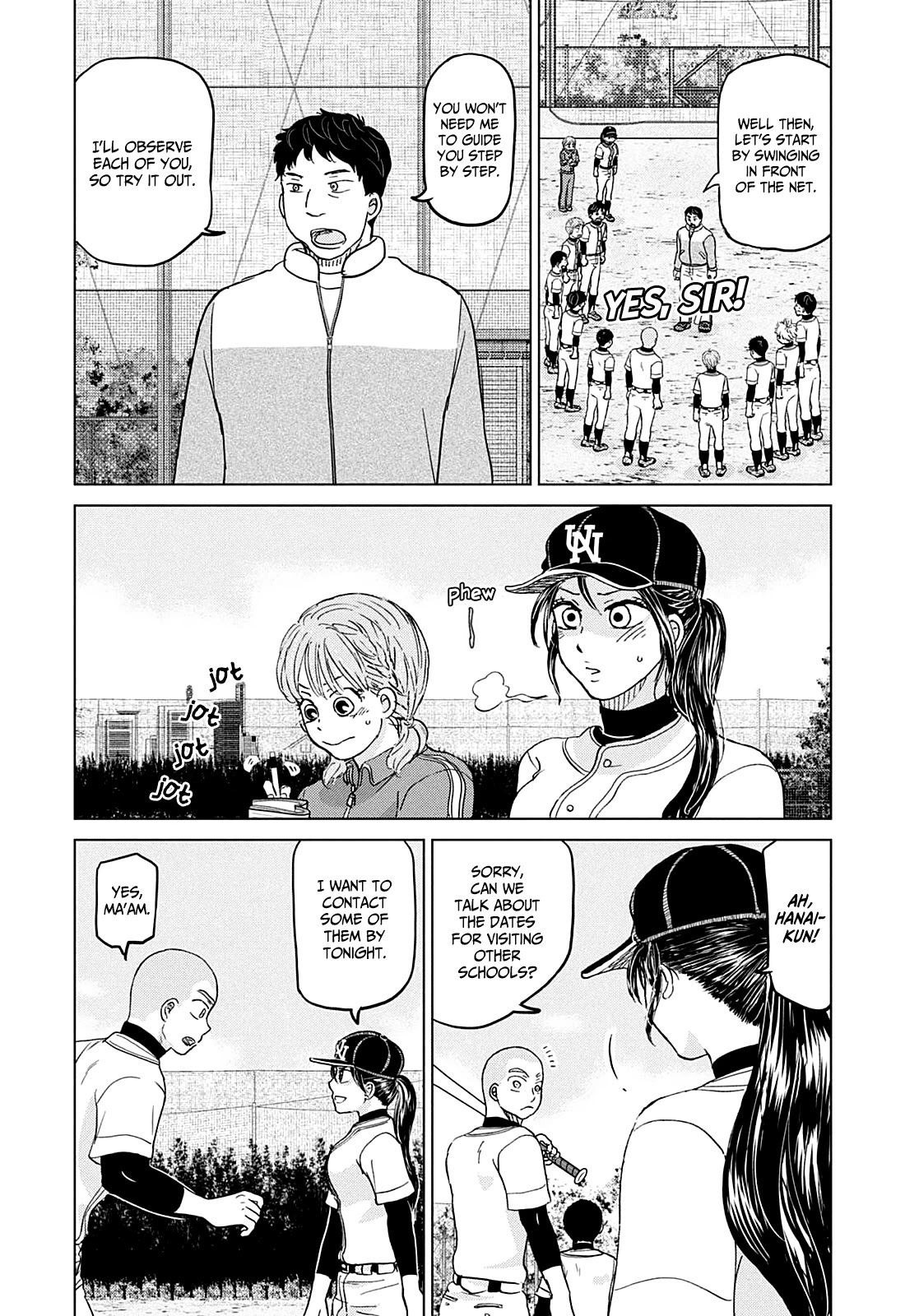 Ookiku Furikabutte Chapter 158 page 34 - Chapter 158: Winter Beginnings (2)