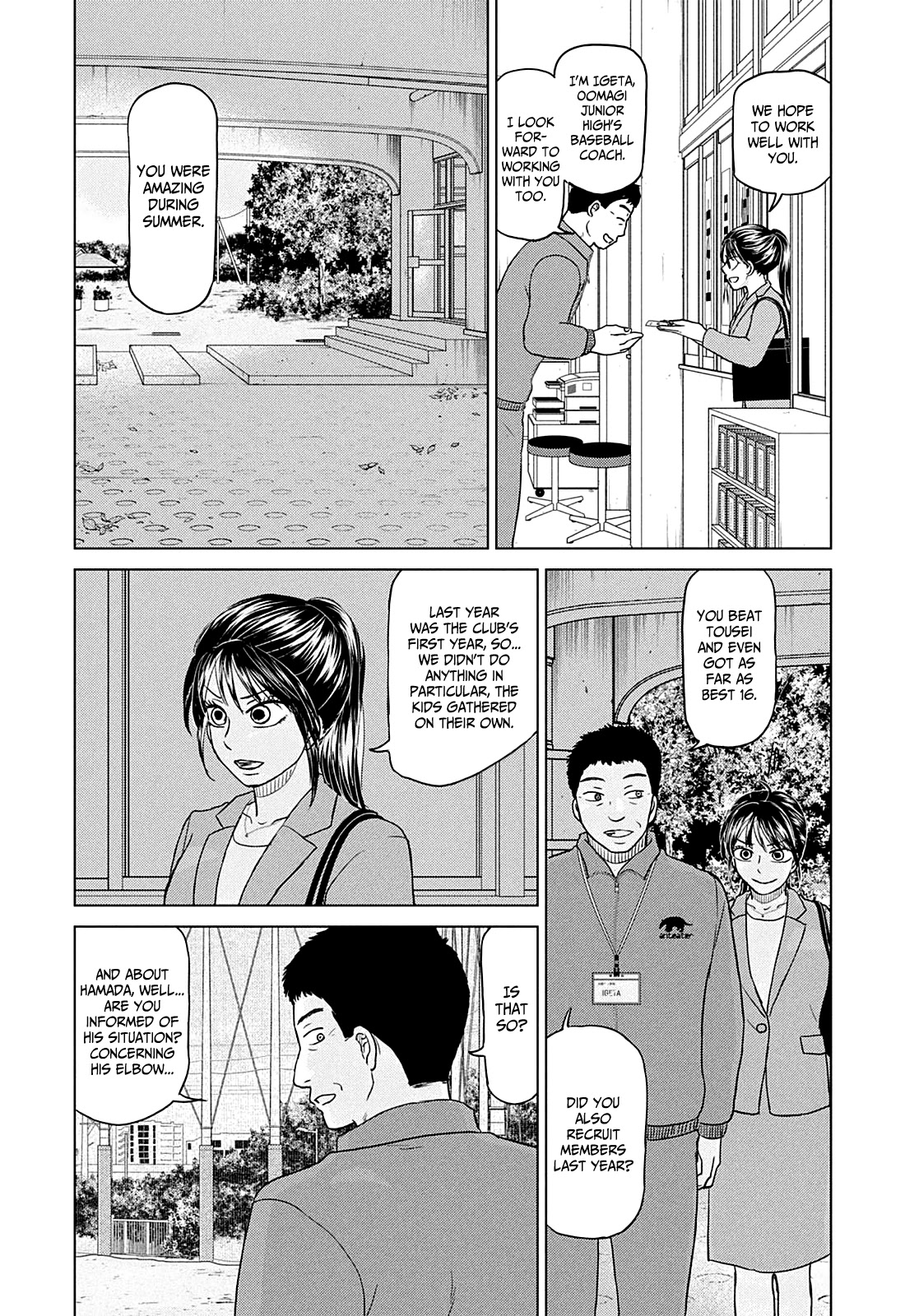 Ookiku Furikabutte Chapter 159 page 6 - Chapter 159: Winter Beginnings (3)