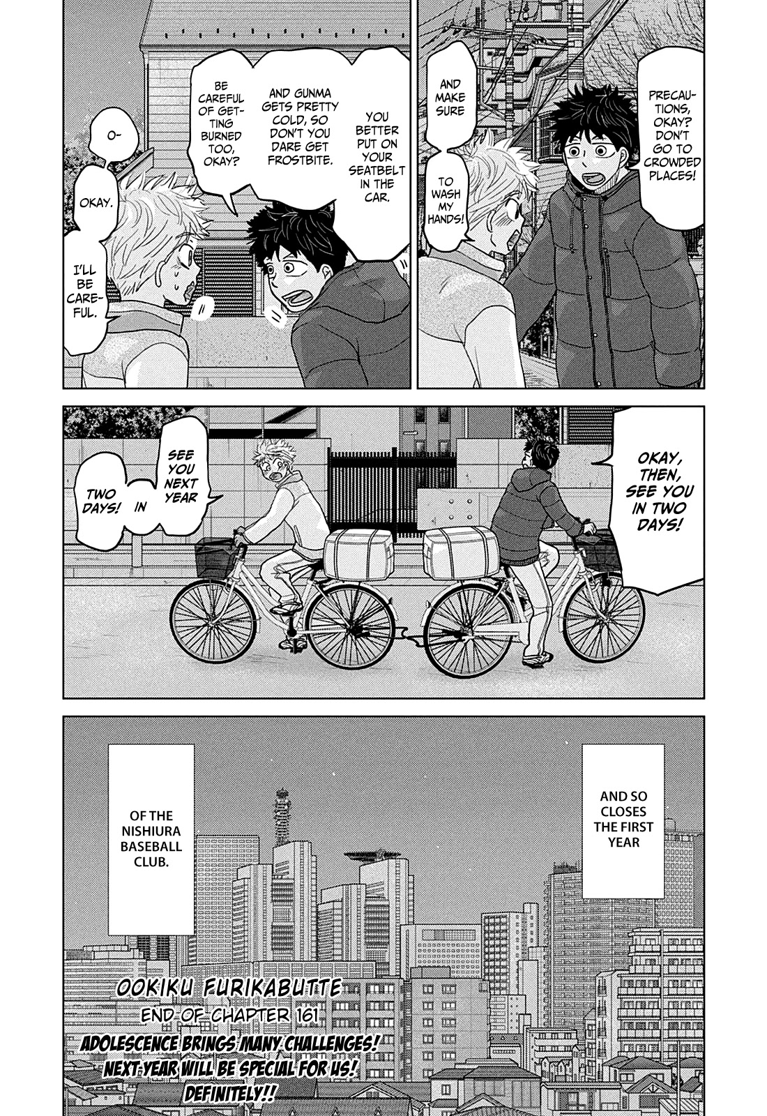 Ookiku Furikabutte Chapter 161 page 39 - Chapter 161: Winter Beginnings (5)