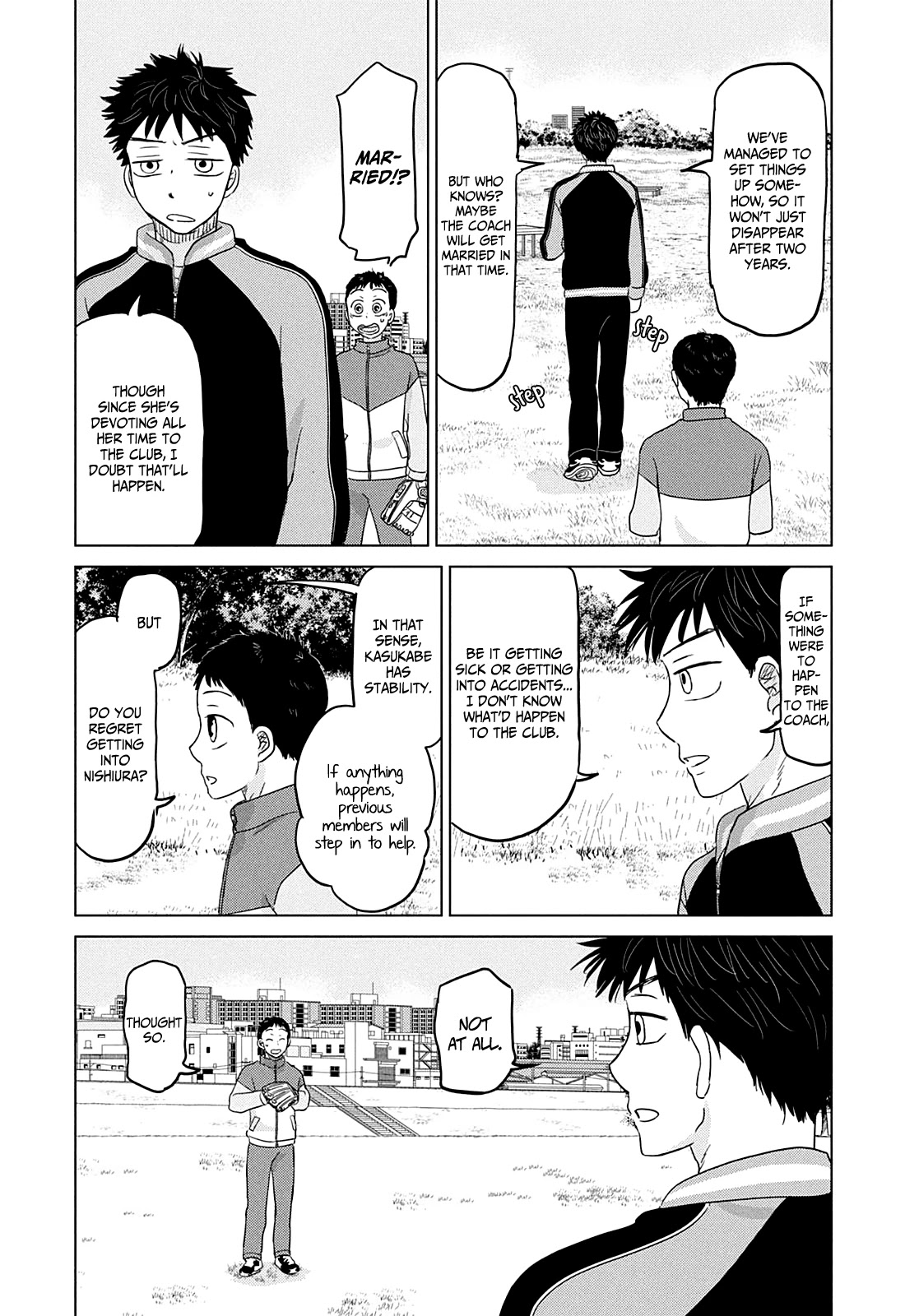 Ookiku Furikabutte Chapter 162 page 13 - Chapter 162: Winter Beginnings (6)
