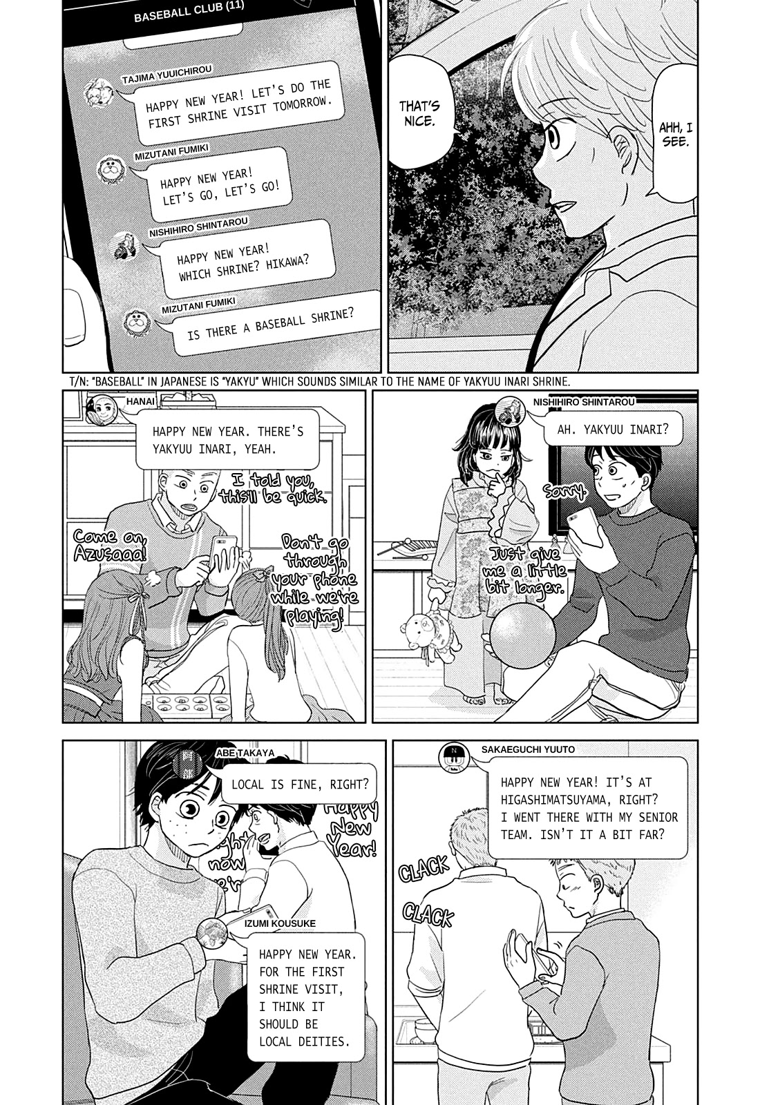 Ookiku Furikabutte Chapter 162 page 35 - Chapter 162: Winter Beginnings (6)