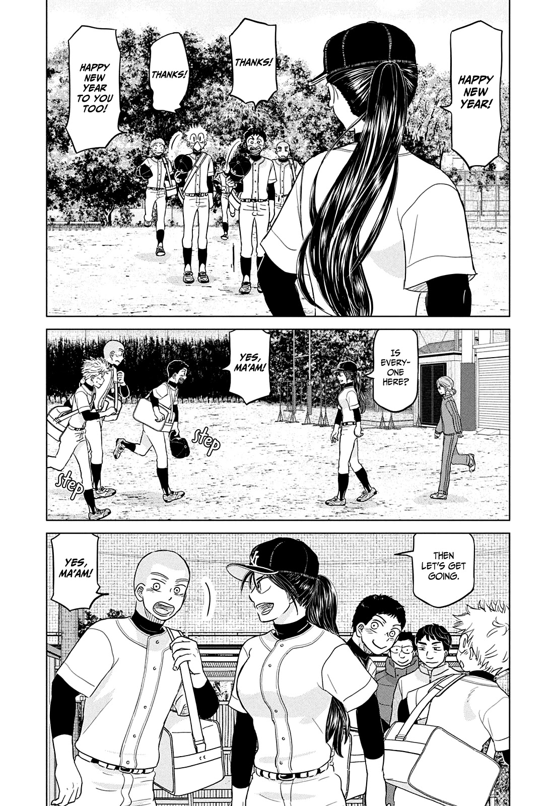 Ookiku Furikabutte Chapter 163 page 3 - Chapter 163: Winter Beginnings (7)