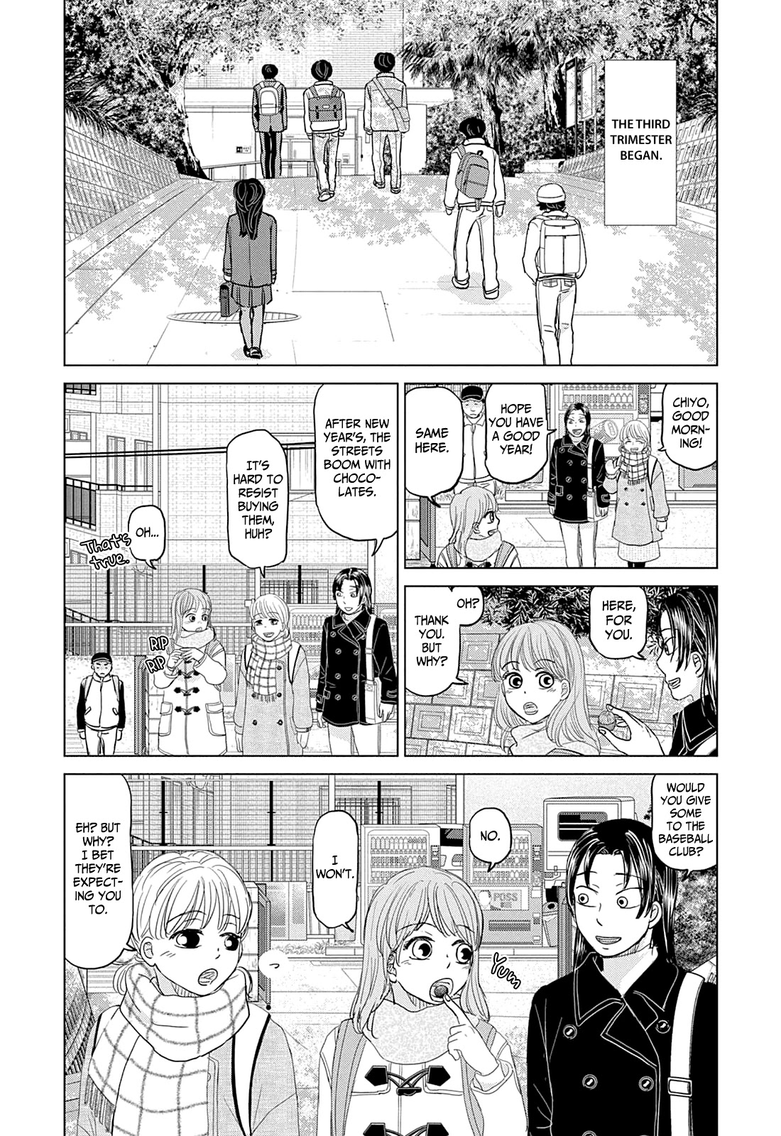 Ookiku Furikabutte Chapter 164 page 8 - Chapter 164: Winter Beginnings (8)