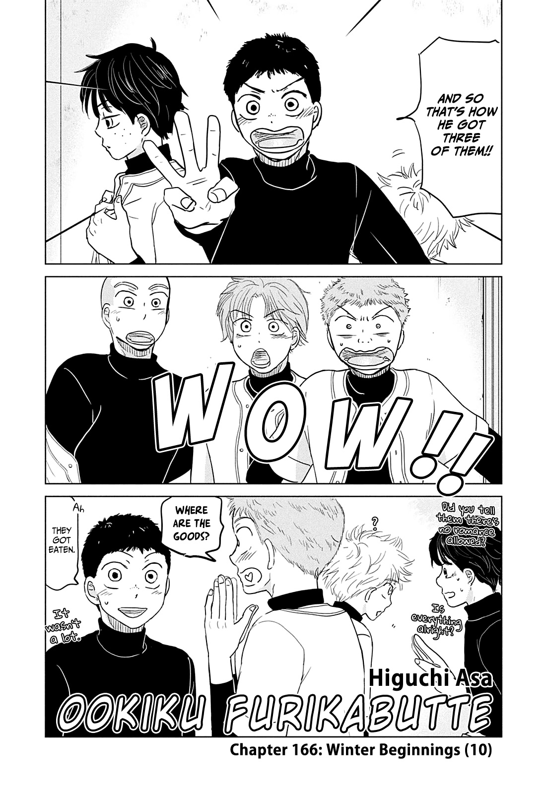 Ookiku Furikabutte Chapter 166 page 1 - Chapter 166: Winter Beginnings (10)