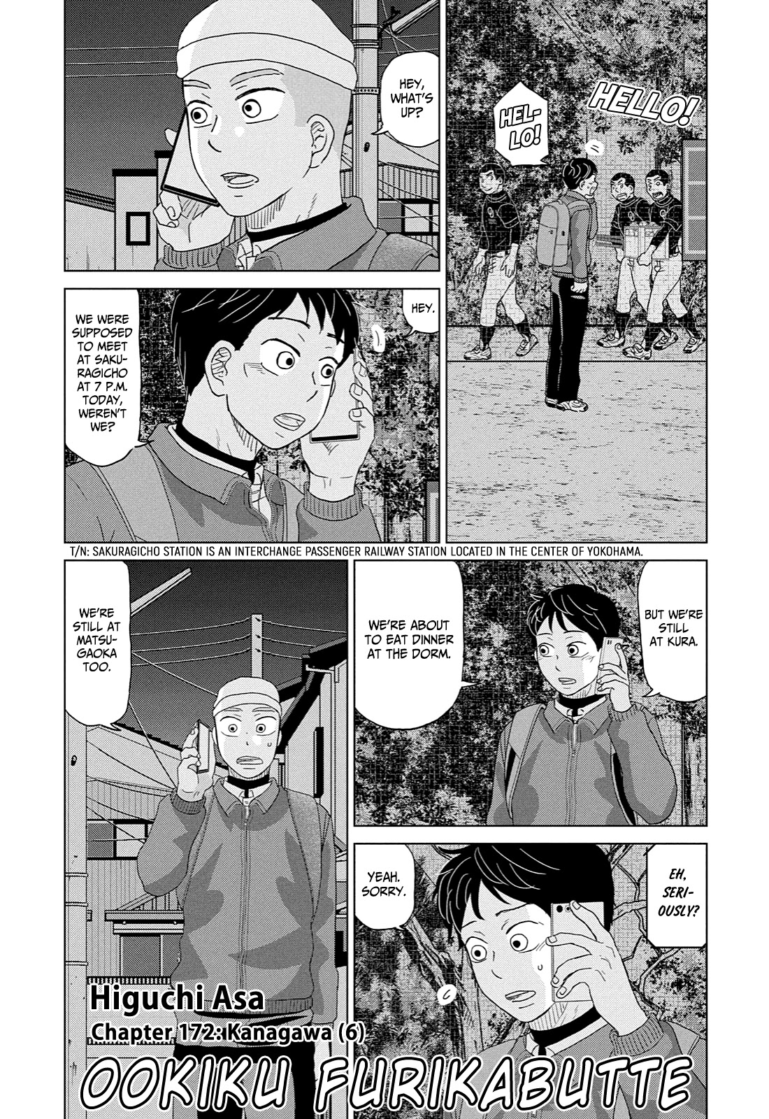 Ookiku Furikabutte Chapter 172 page 1 - Chapter 172: Kanagawa (6)