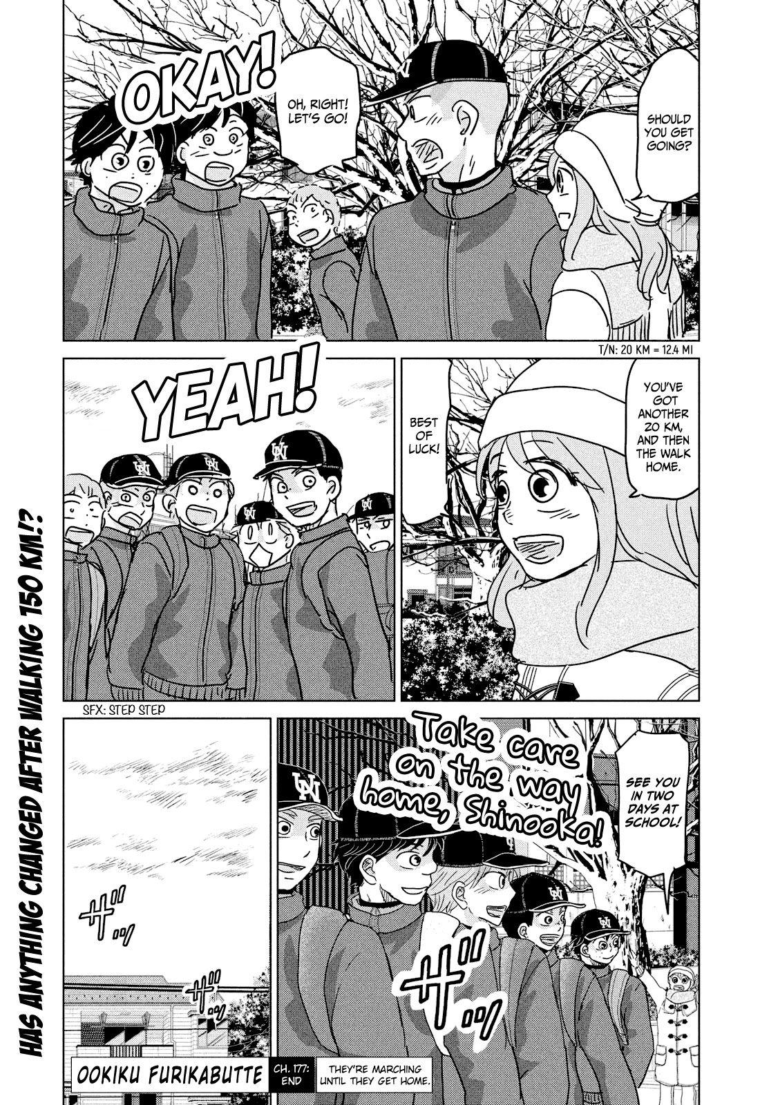 Ookiku Furikabutte Chapter 177 page 34 - Chapter 177: 150 km (4) (mag)