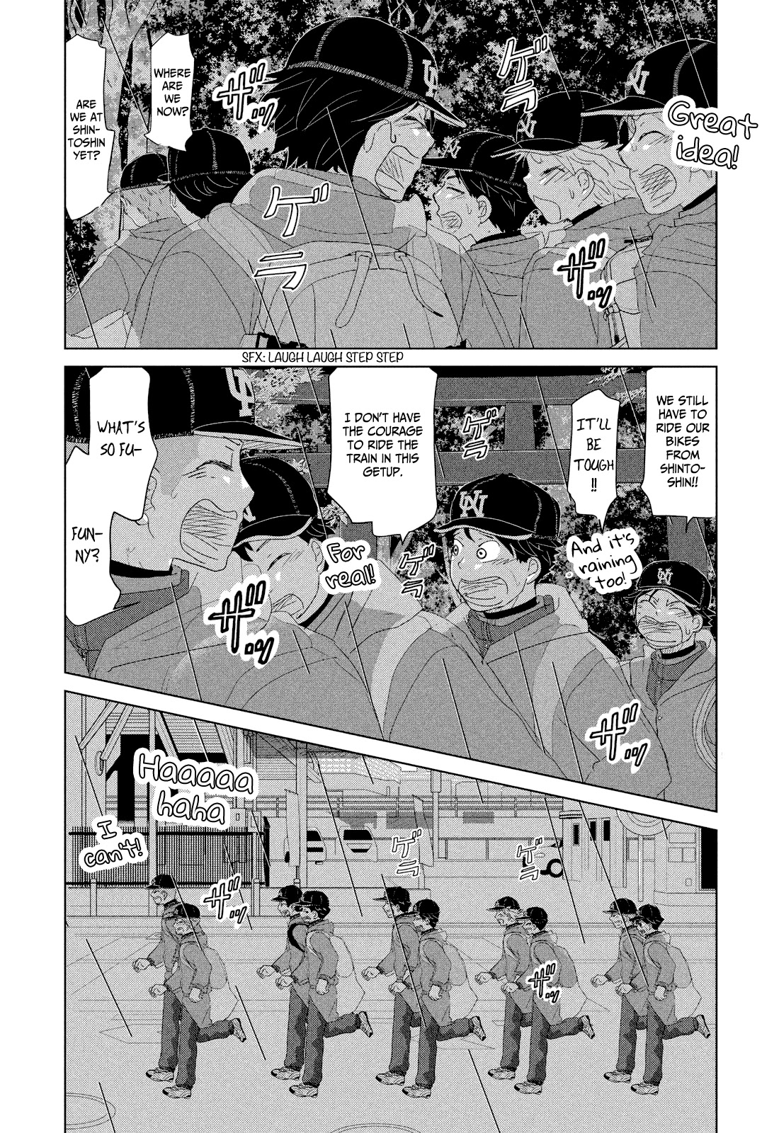 Ookiku Furikabutte Chapter 178 page 6 - Chapter 178: 150 km (5) (mag)