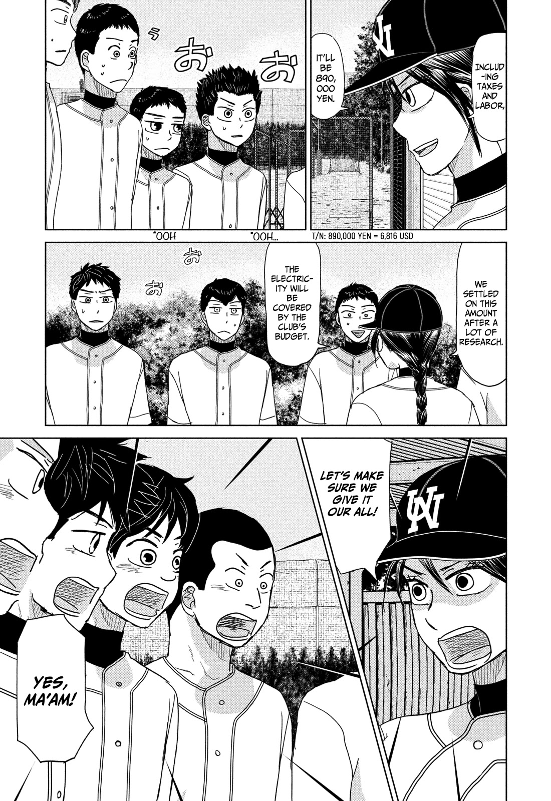 Ookiku Furikabutte Chapter 183 page 3 - Chapter 183: Spring (5) (mag)