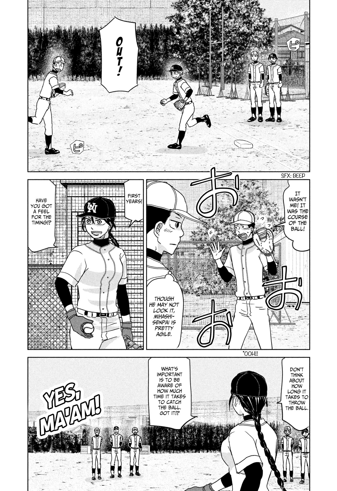 Ookiku Furikabutte Chapter 185 page 15 - Chapter 185: Spring (7) (mag)