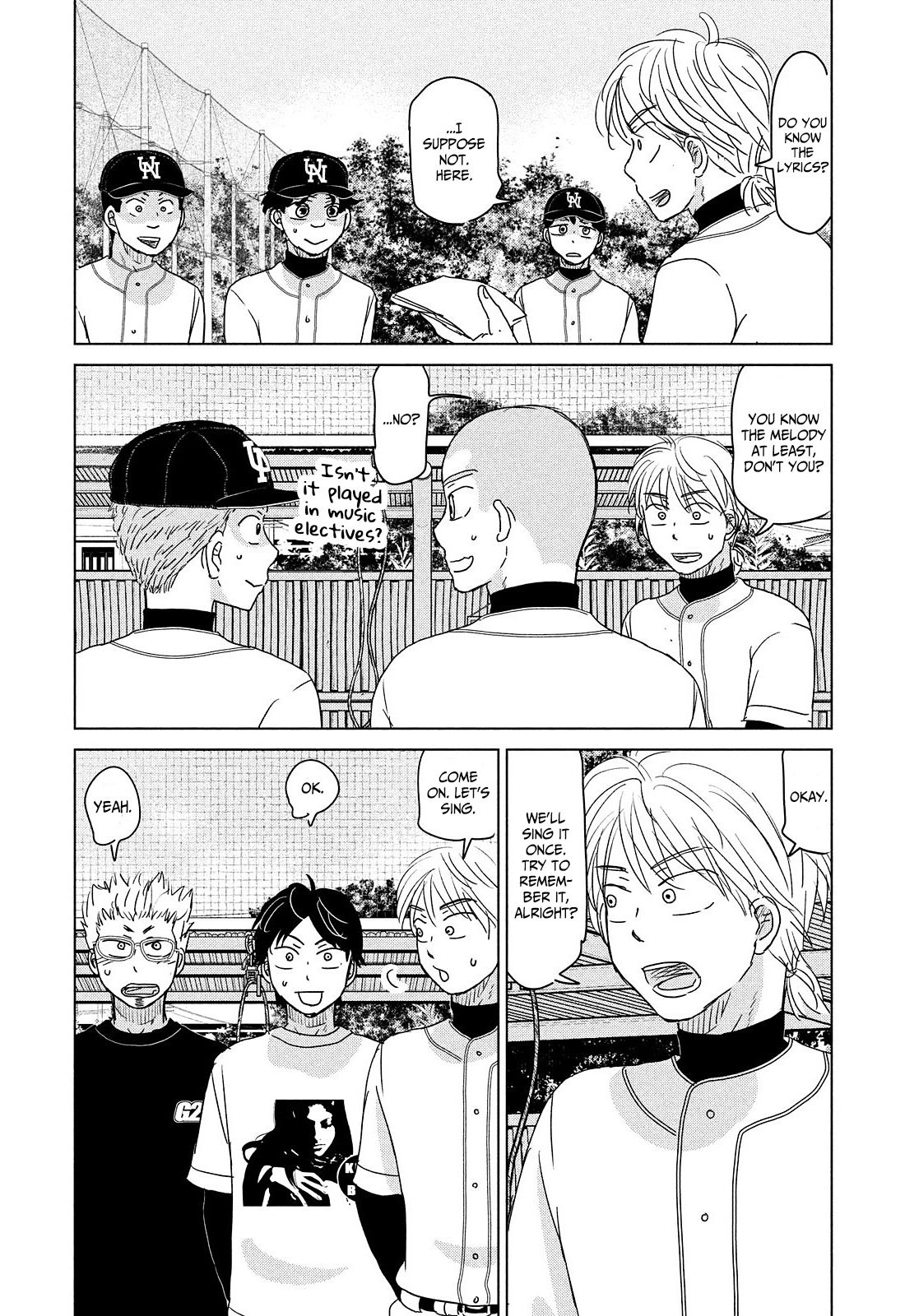 Ookiku Furikabutte Chapter 187 page 5 - Chapter 187: Spring (9) (mag)