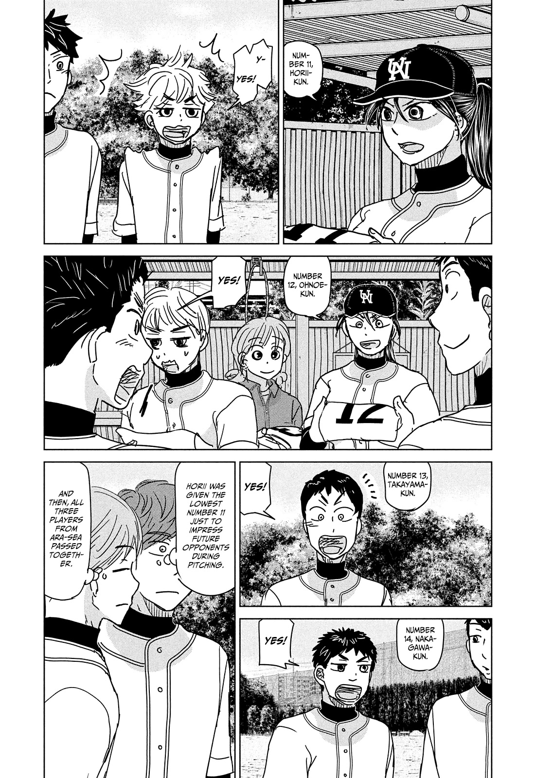 Ookiku Furikabutte Chapter 192 page 13 - Chapter 192: Start of the Second Year! (mag)