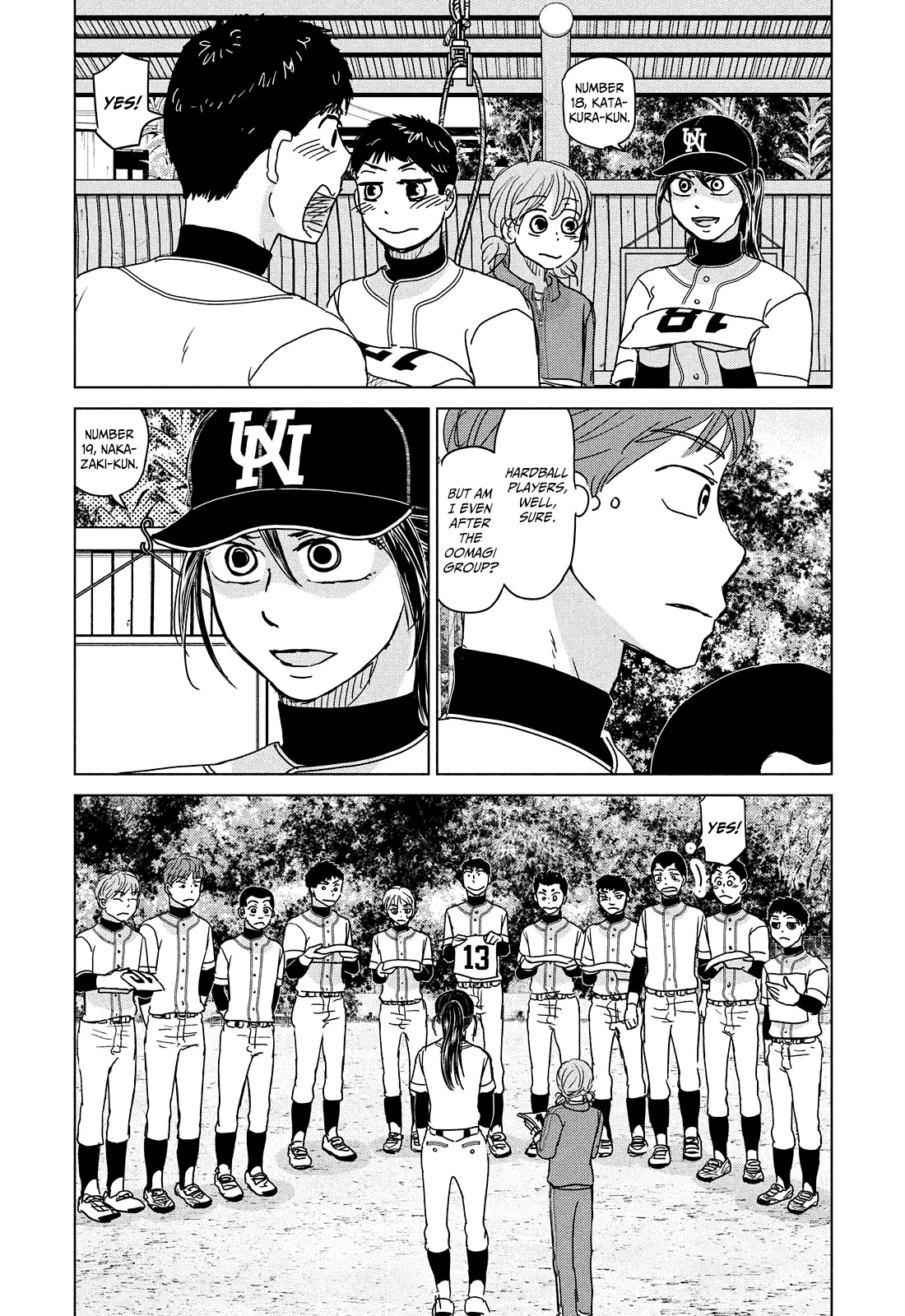 Ookiku Furikabutte Chapter 192 page 15 - Chapter 192: Start of the Second Year! (mag)