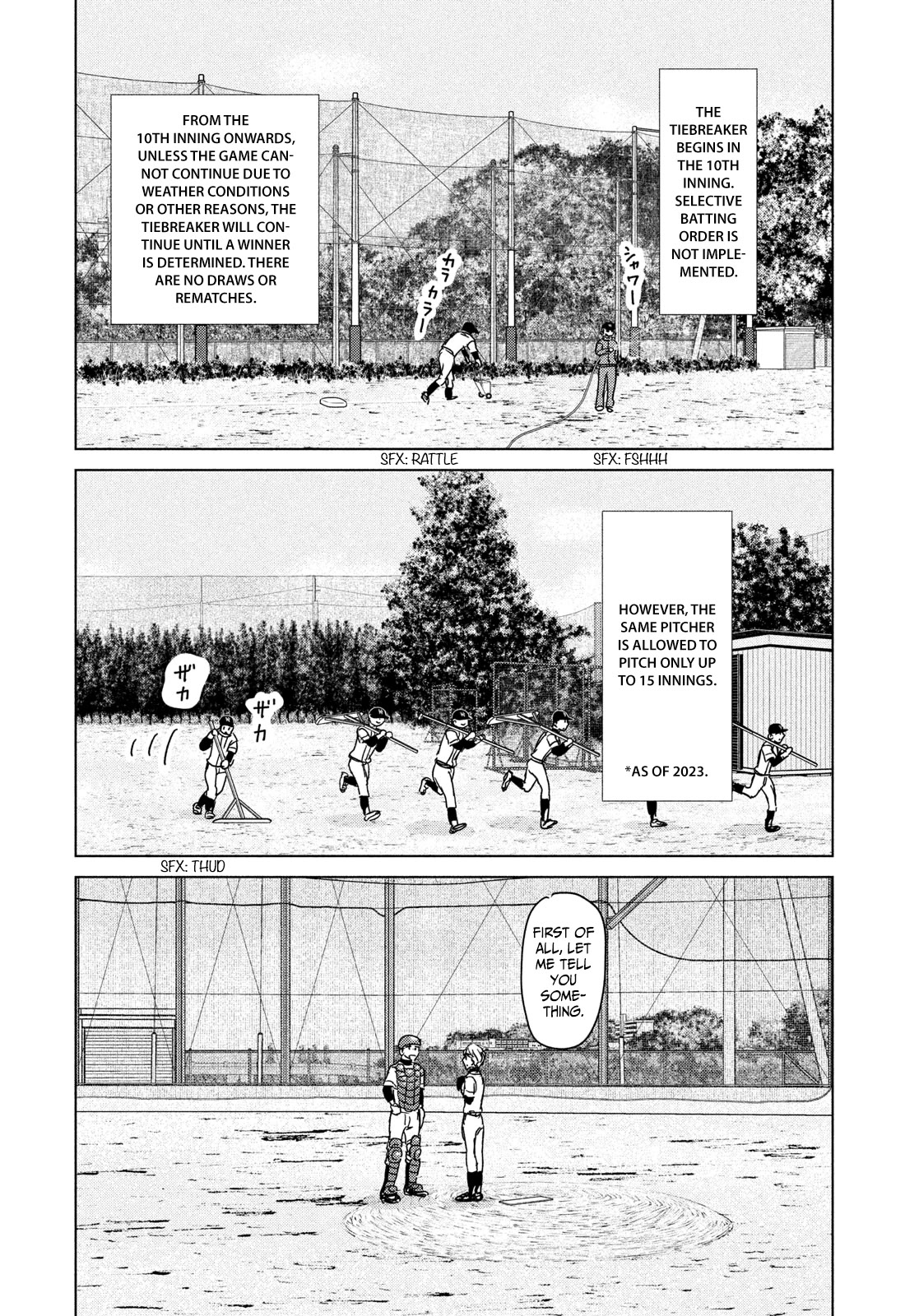Ookiku Furikabutte Chapter 194 page 16 - Chapter 194: Start of the Second Year! (3) (mag)