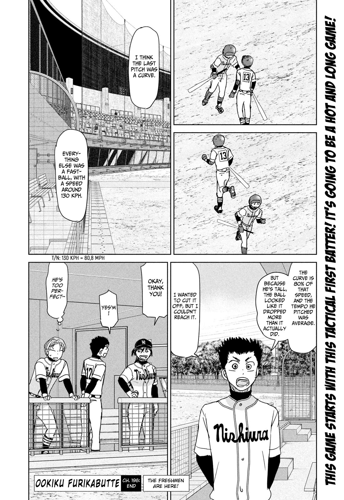 Ookiku Furikabutte Chapter 198 page 28 - Chapter 198