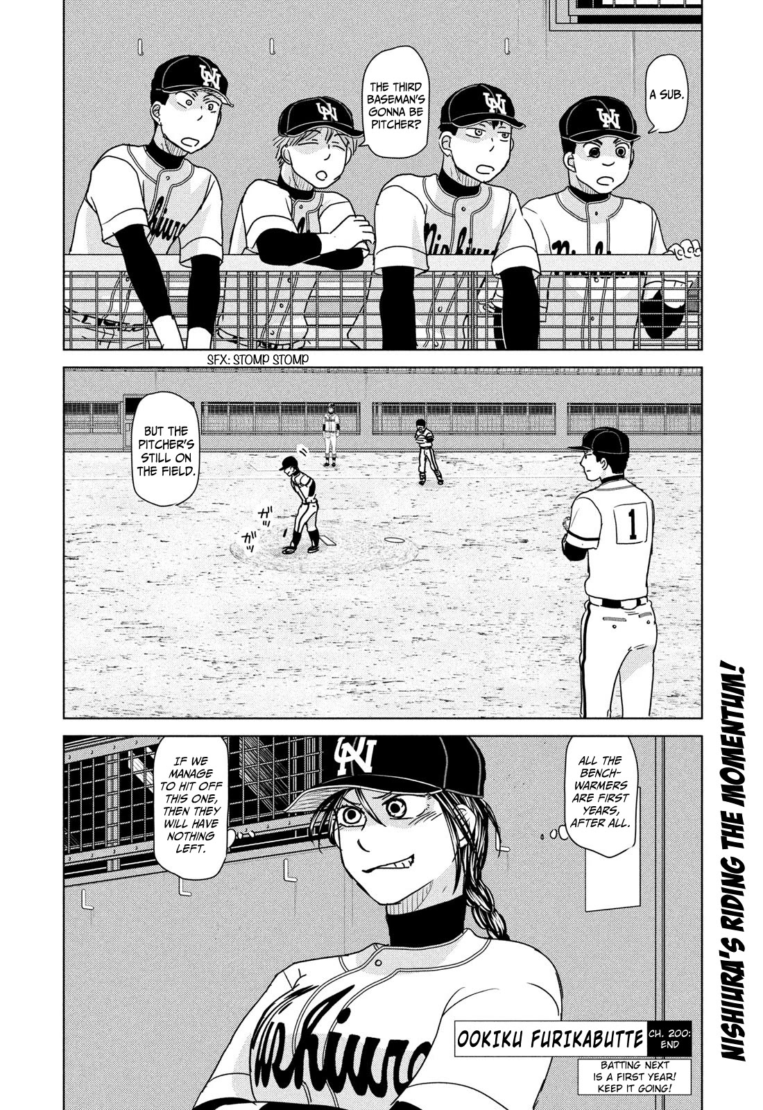 Ookiku Furikabutte Chapter 200 page 24 - Chapter 200: Spring Prefectural Tournament (3)
