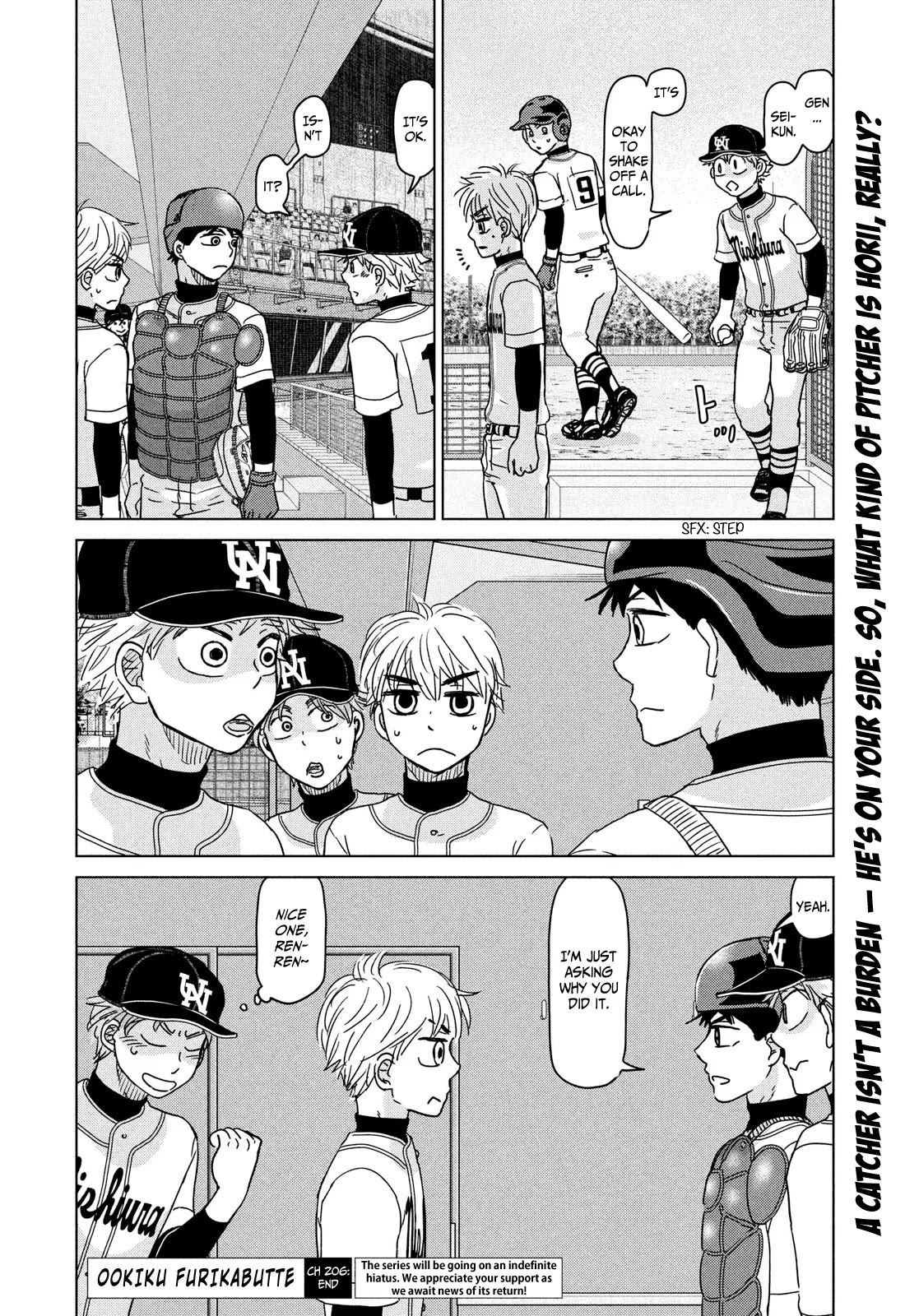 Ookiku Furikabutte Chapter 206 page 18 - Chapter 206