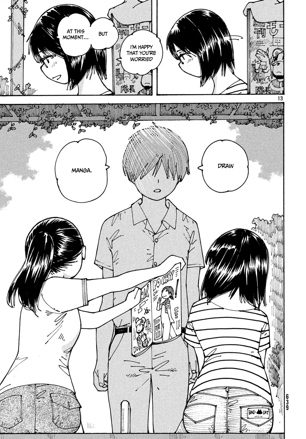 Ookumo-chan Flashback Chapter 13 page 14 - Chapter 13: As The Three of Us Walk Together Like This, It Feels Like We're Really Back in High School