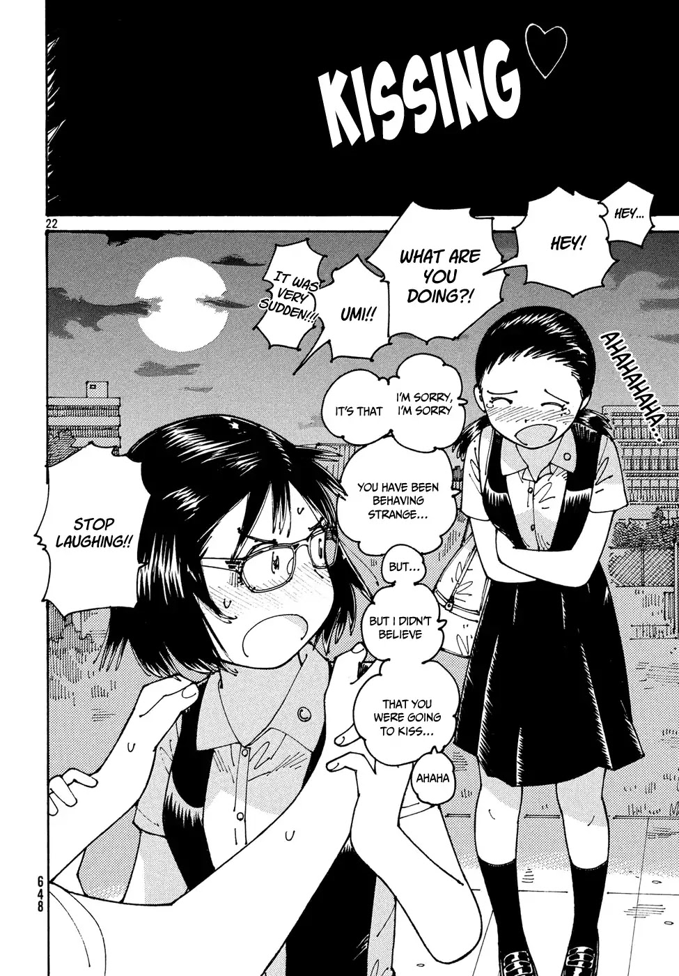 Ookumo-chan Flashback Chapter 13 page 23 - Chapter 13: As The Three of Us Walk Together Like This, It Feels Like We're Really Back in High School