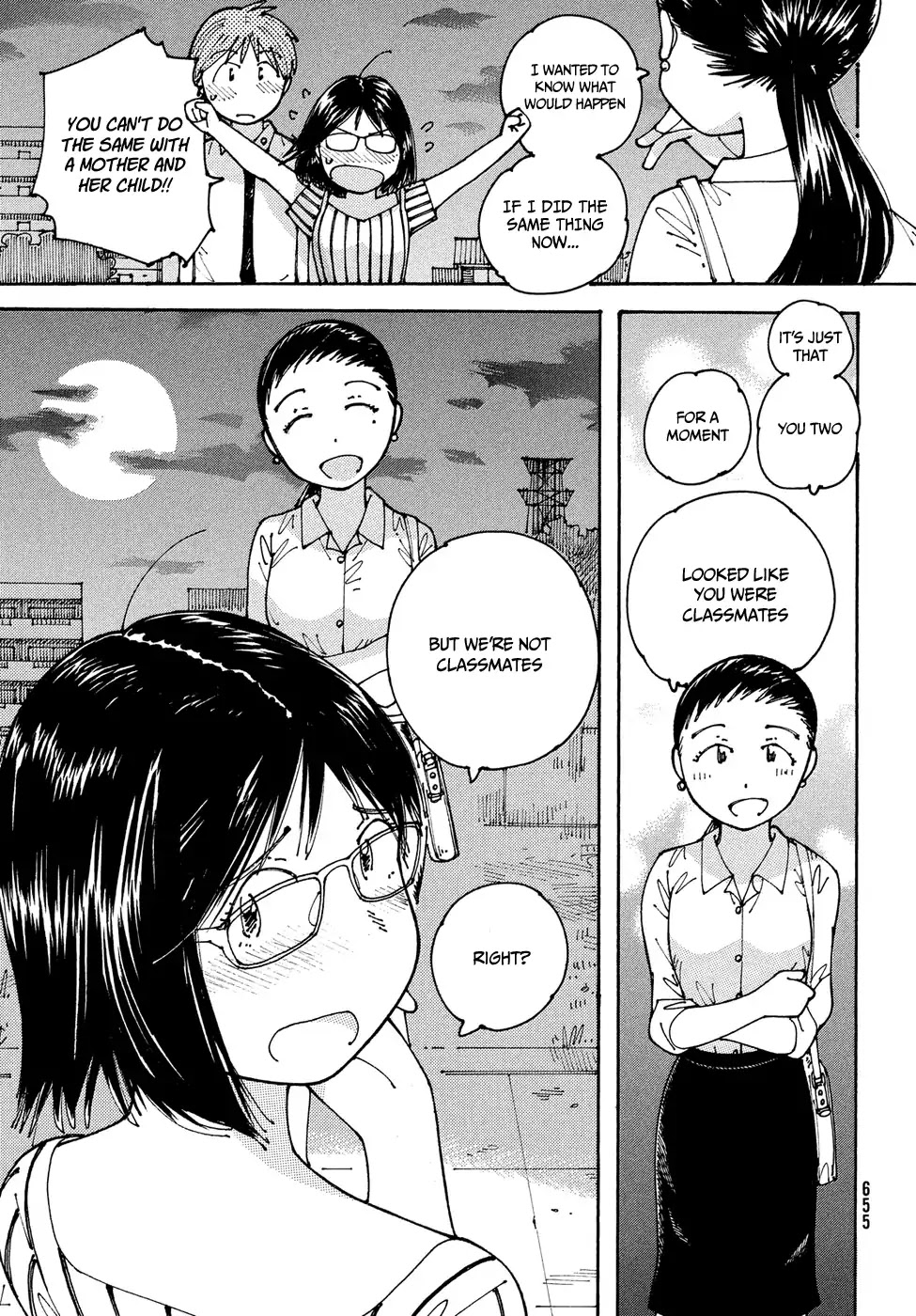 Ookumo-chan Flashback Chapter 13 page 30 - Chapter 13: As The Three of Us Walk Together Like This, It Feels Like We're Really Back in High School