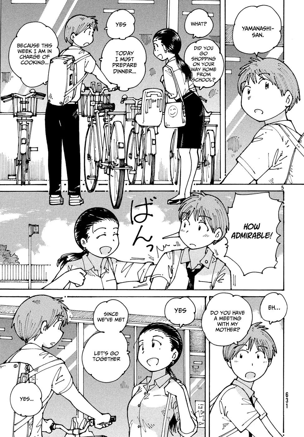 Ookumo-chan Flashback Chapter 13 page 6 - Chapter 13: As The Three of Us Walk Together Like This, It Feels Like We're Really Back in High School