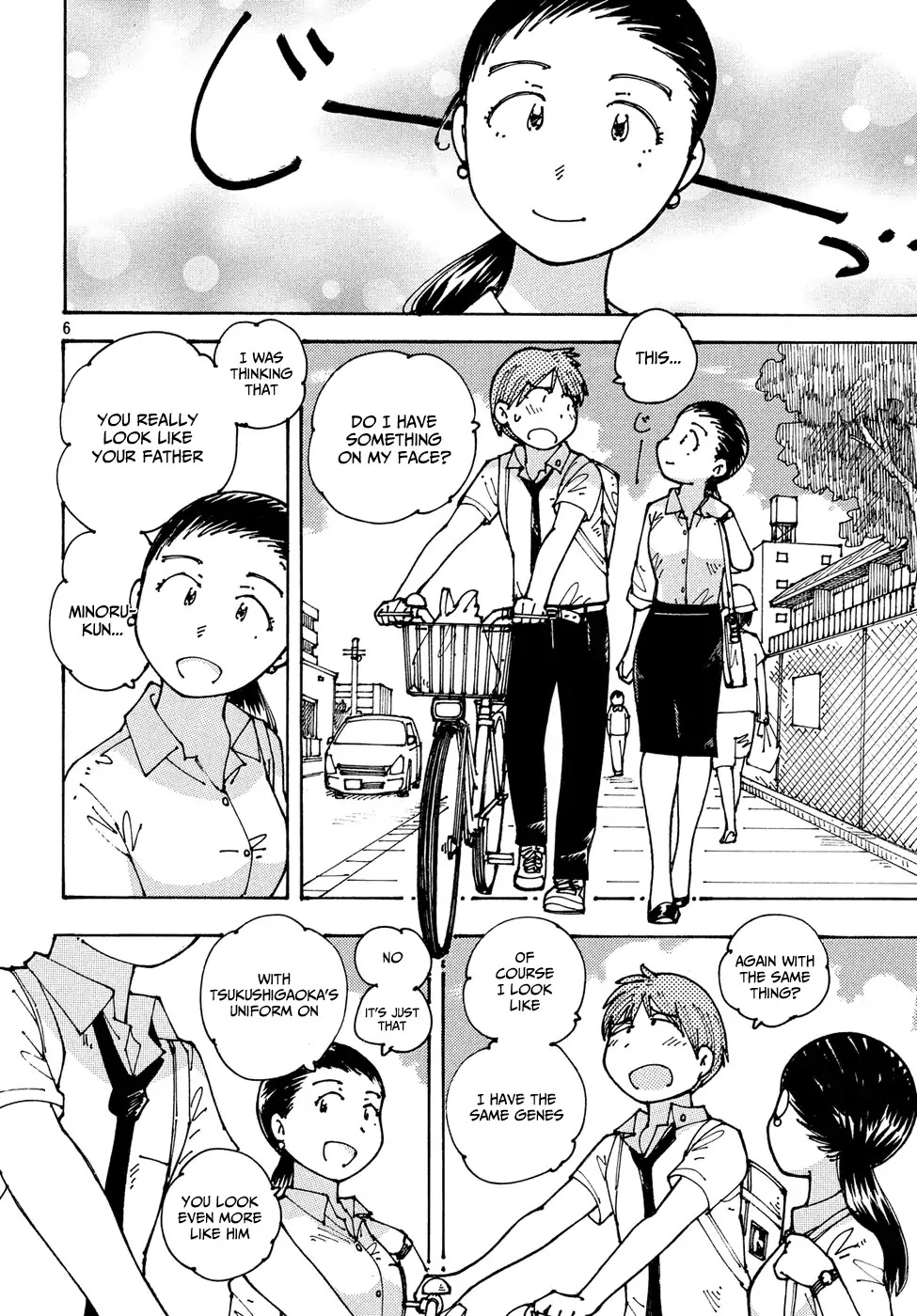 Ookumo-chan Flashback Chapter 13 page 7 - Chapter 13: As The Three of Us Walk Together Like This, It Feels Like We're Really Back in High School