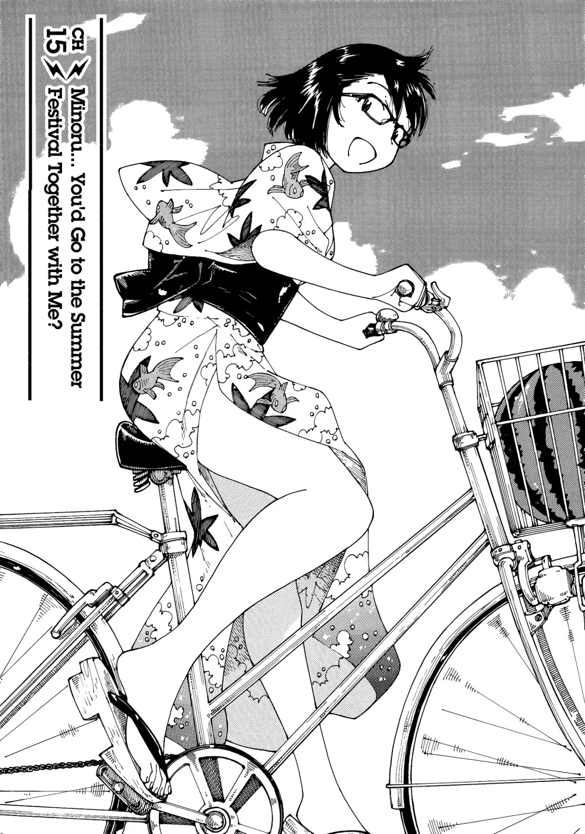 Ookumo-chan Flashback Chapter 15 page 1 - Chapter 15: Minoru... You'd Go to the Summer Festival, Together with Me?
