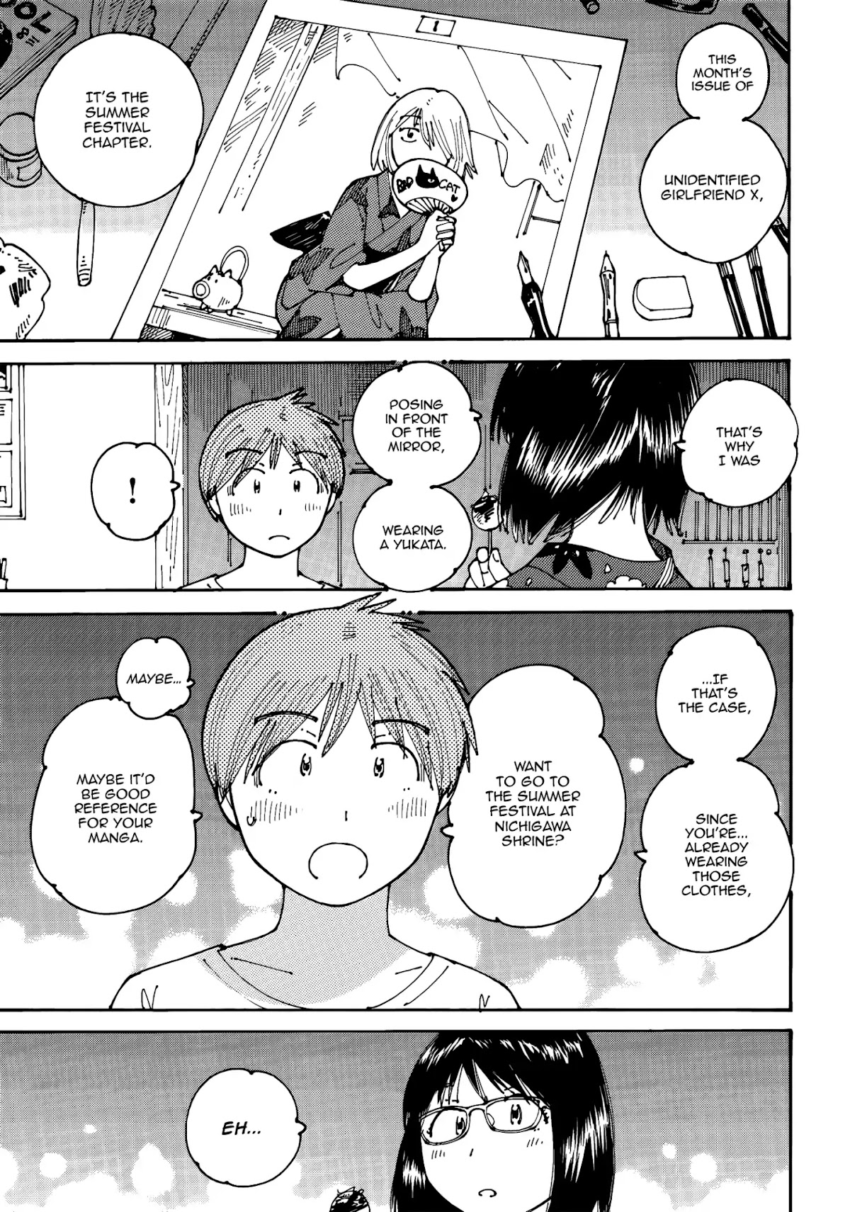Ookumo-chan Flashback Chapter 15 page 16 - Chapter 15: Minoru... You'd Go to the Summer Festival, Together with Me?