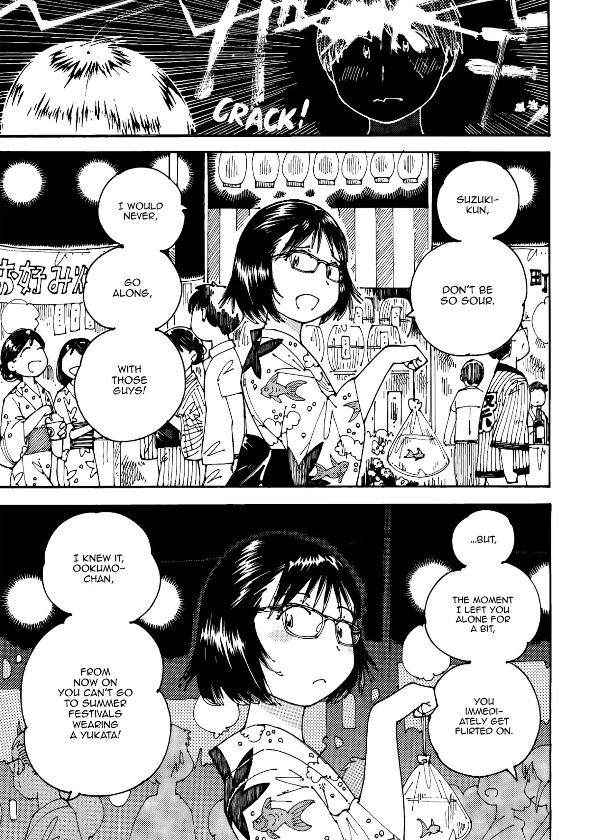 Ookumo-chan Flashback Chapter 15 page 28 - Chapter 15: Minoru... You'd Go to the Summer Festival, Together with Me?