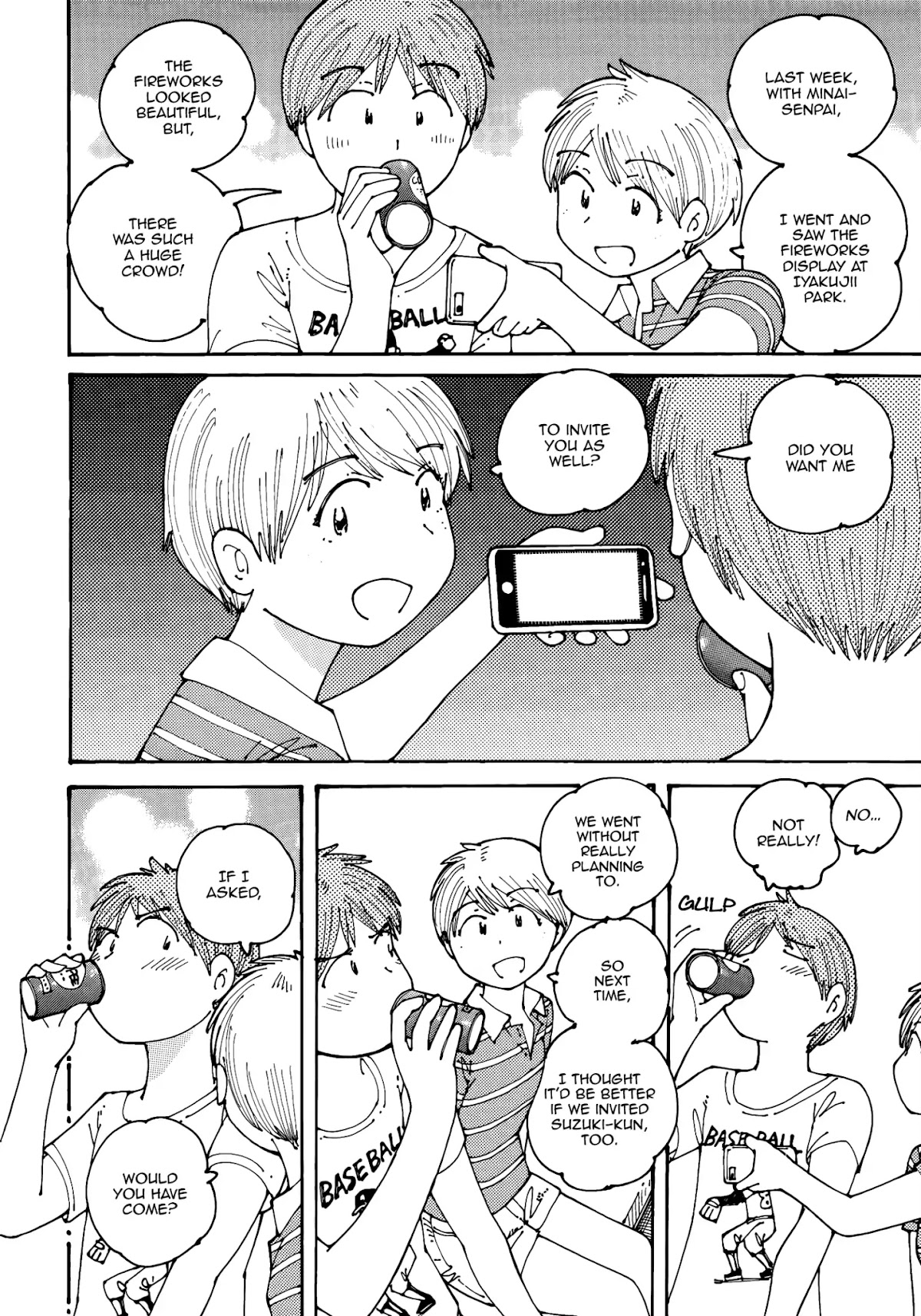 Ookumo-chan Flashback Chapter 15 page 8 - Chapter 15: Minoru... You'd Go to the Summer Festival, Together with Me?