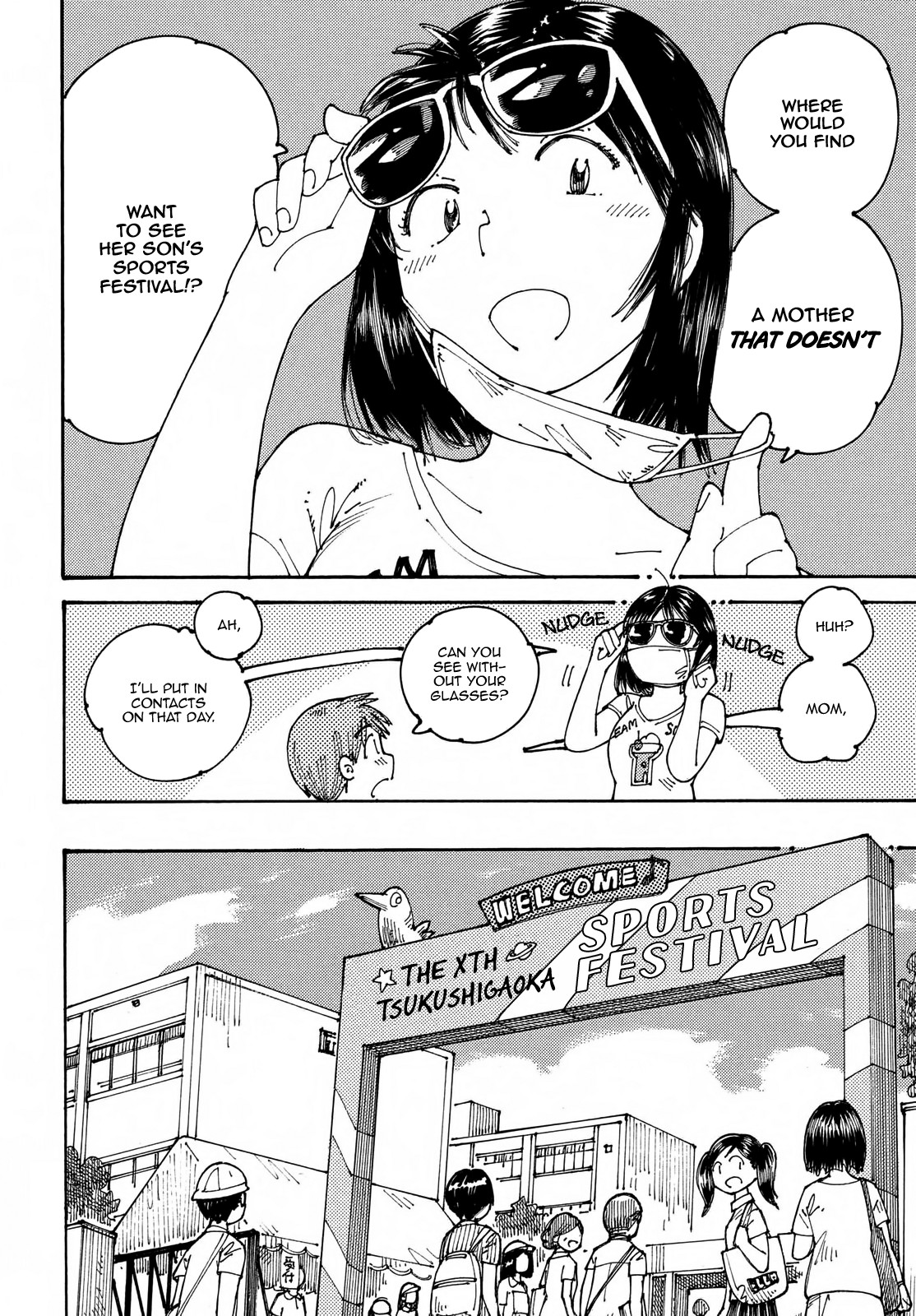 Ookumo-chan Flashback Chapter 19 page 6 - Chapter 19: Where Would You Find a Mother That Doesn't Want to See Her Son's Sports Festival!?